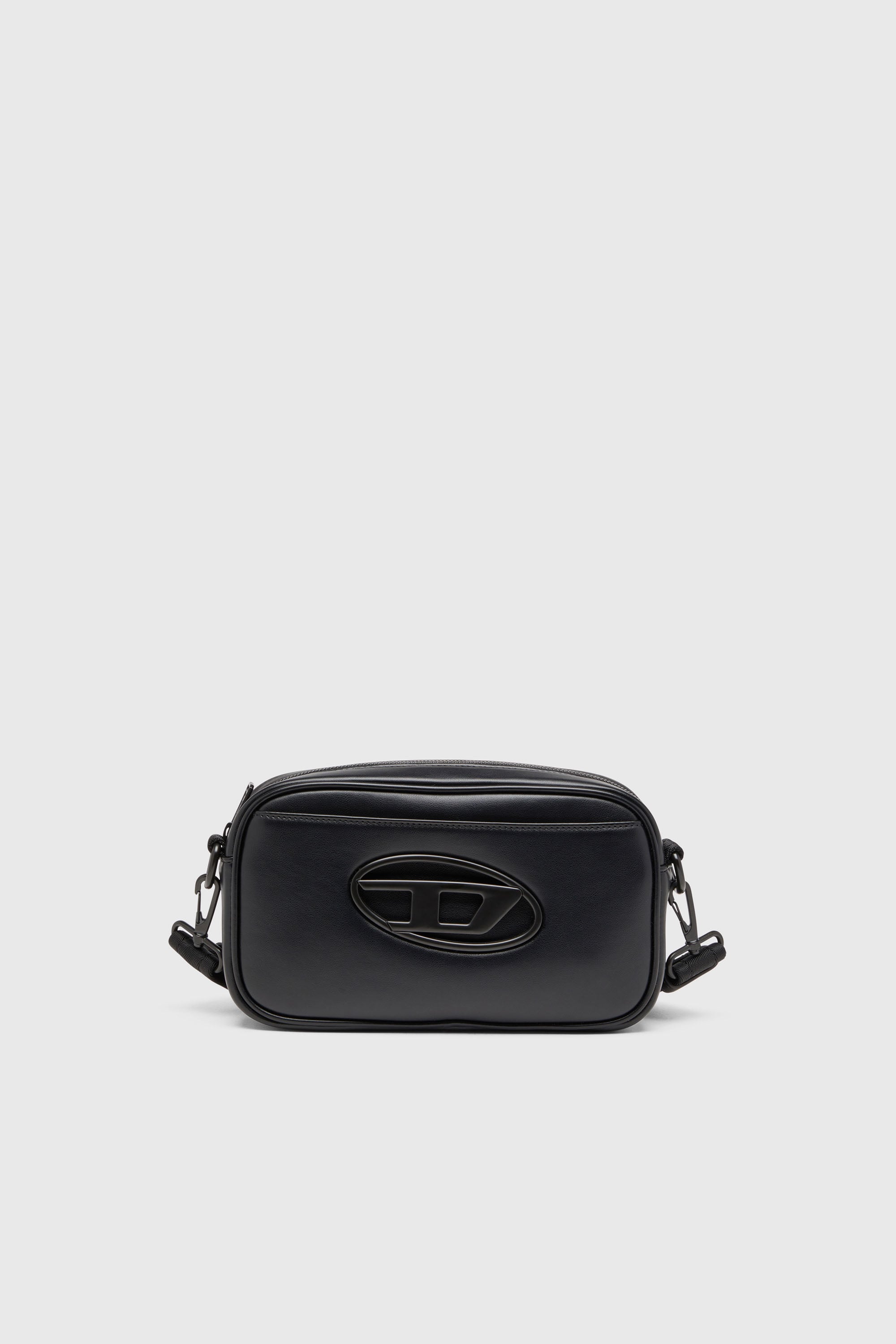 Diesel - HOLI-D CAMERA BAG, Holi-D-Bolso tipo c&aacute;mara de neopreno y poliuretano Hombre in Negro - 1