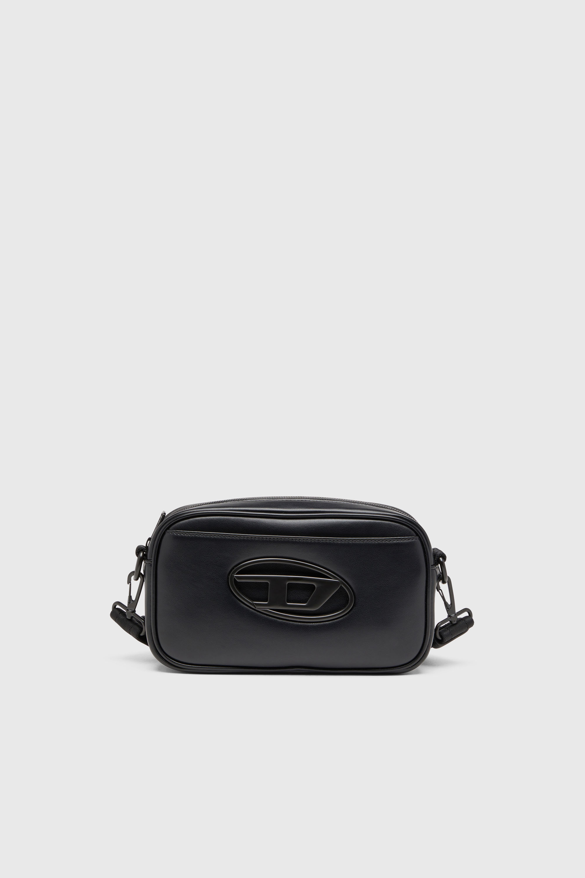 Diesel - HOLI-D CAMERA BAG, Holi-D-Bolso tipo c&aacute;mara de neopreno y poliuretano Hombre in Negro - 1