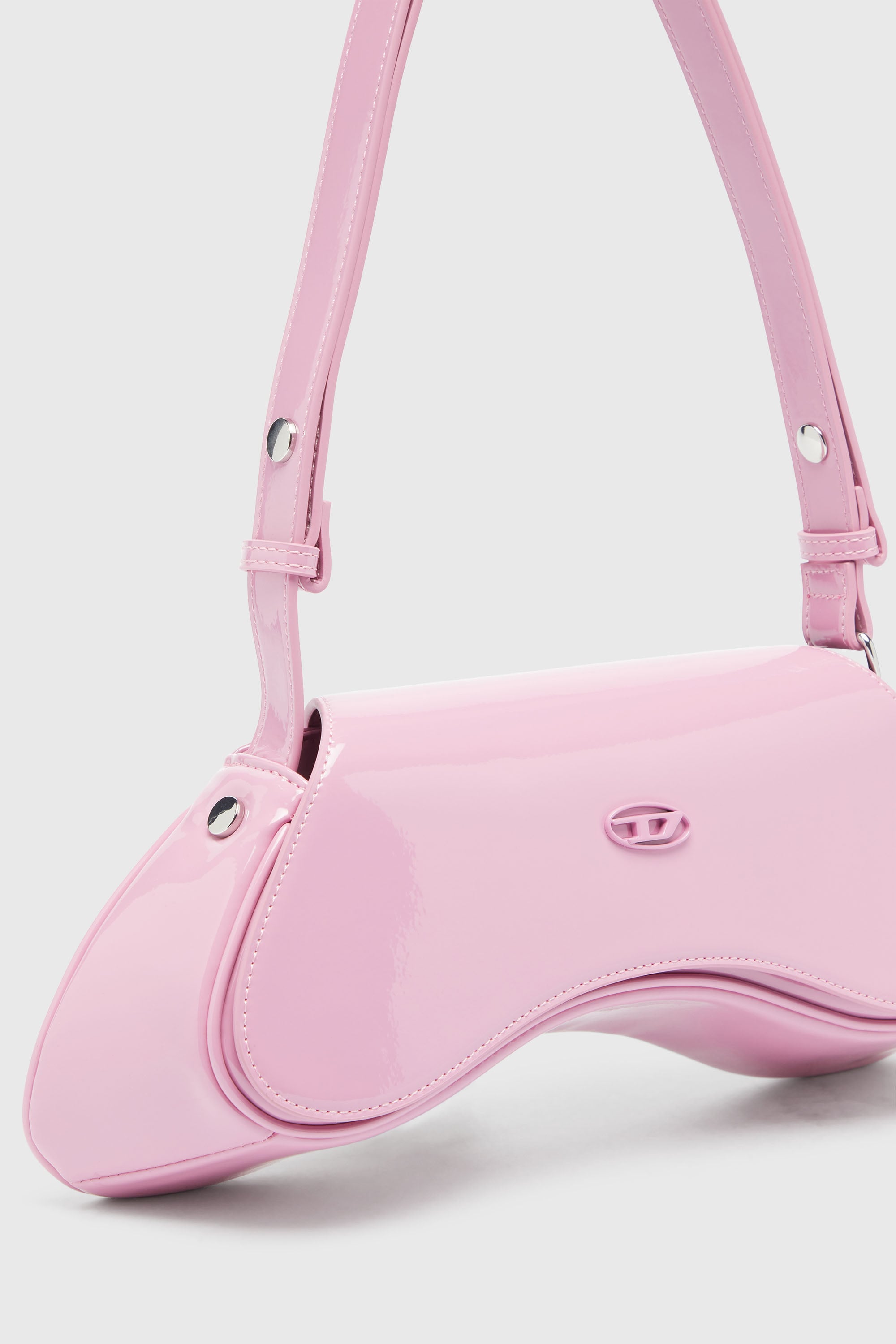 Diesel - PLAY CROSSBODY, Play-Bandolera brillante Mujer in Rosa - 5