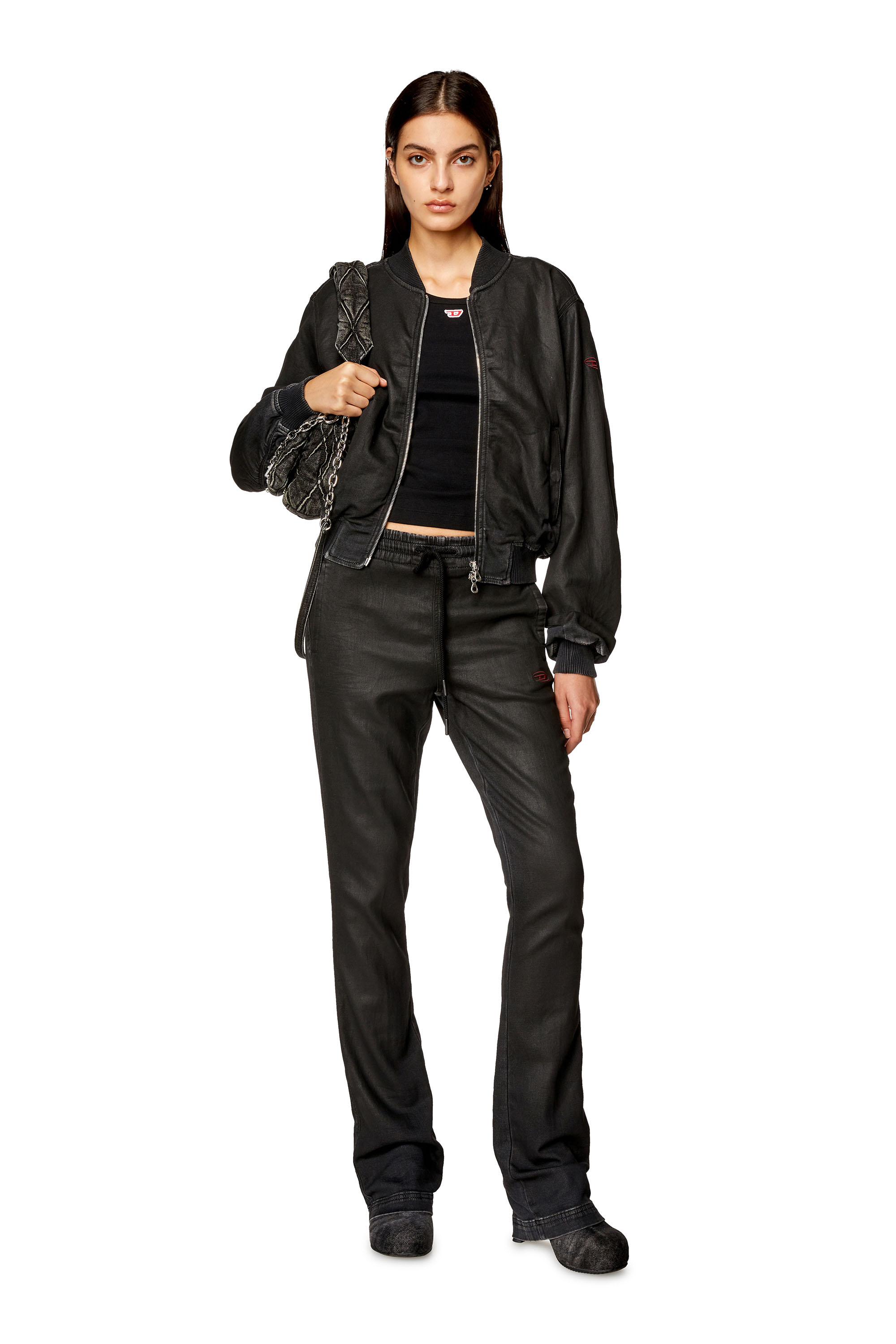 Women's Bootcut Jeans | Black/Dark Grey | Diesel 2069 D