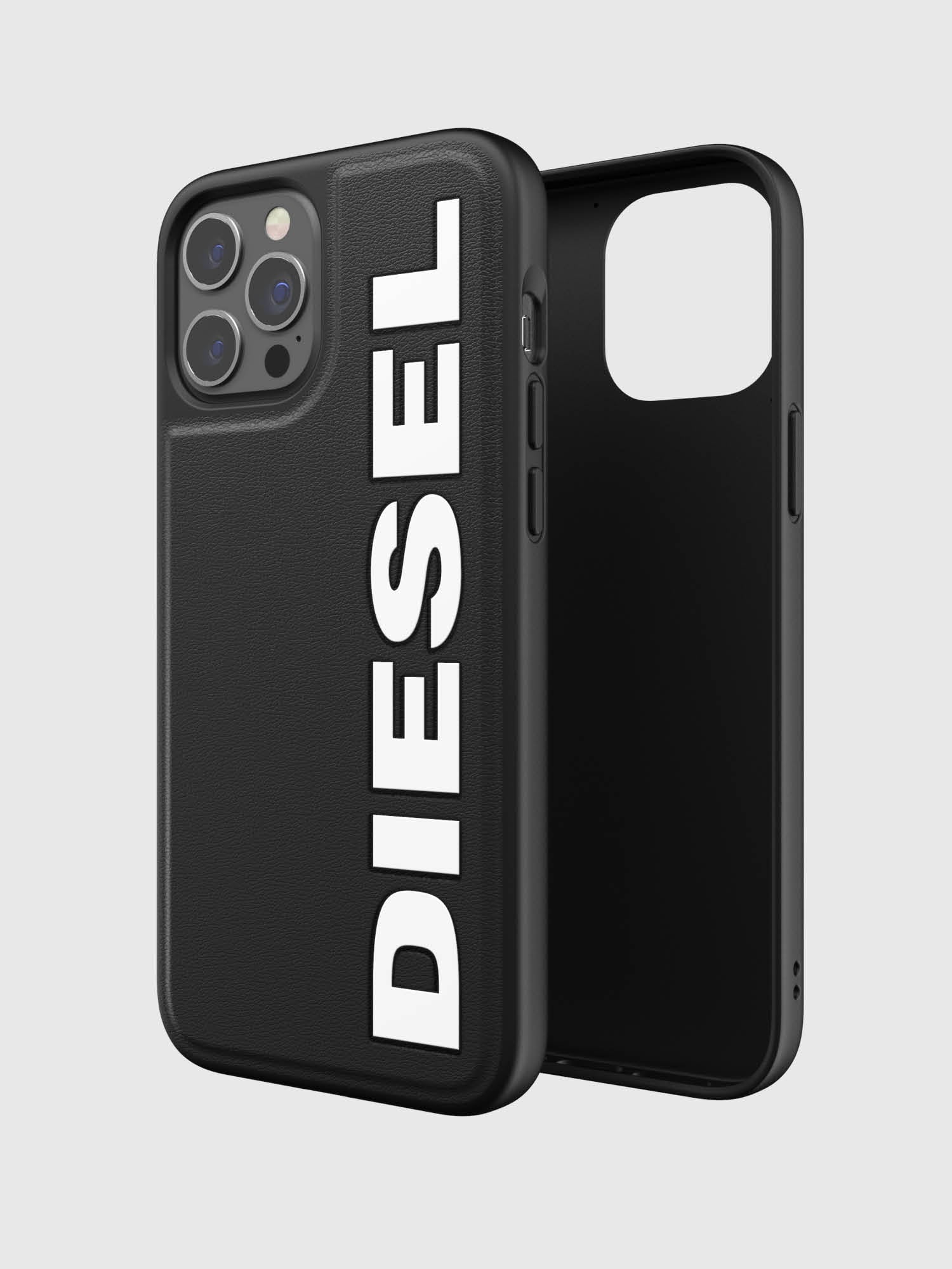 Diesel - 42493 STANDARD CASE, Unisex's Moulded Case Core for iPhone 12 Pro Max in Black - 1