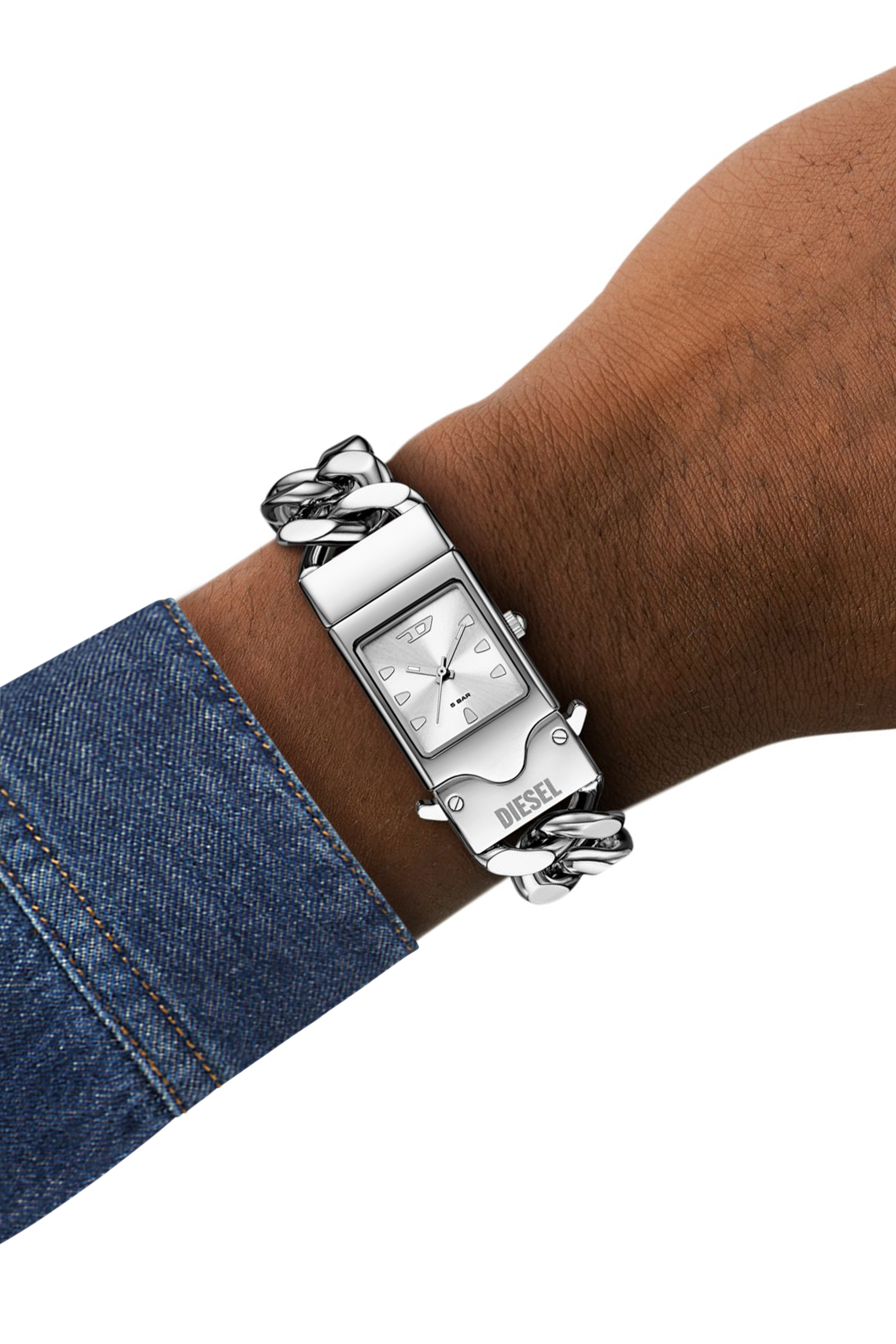 Diesel - DZ2225 WATCH, Reloj Closer Acero Inoxidable Unisex in Plateado - 5