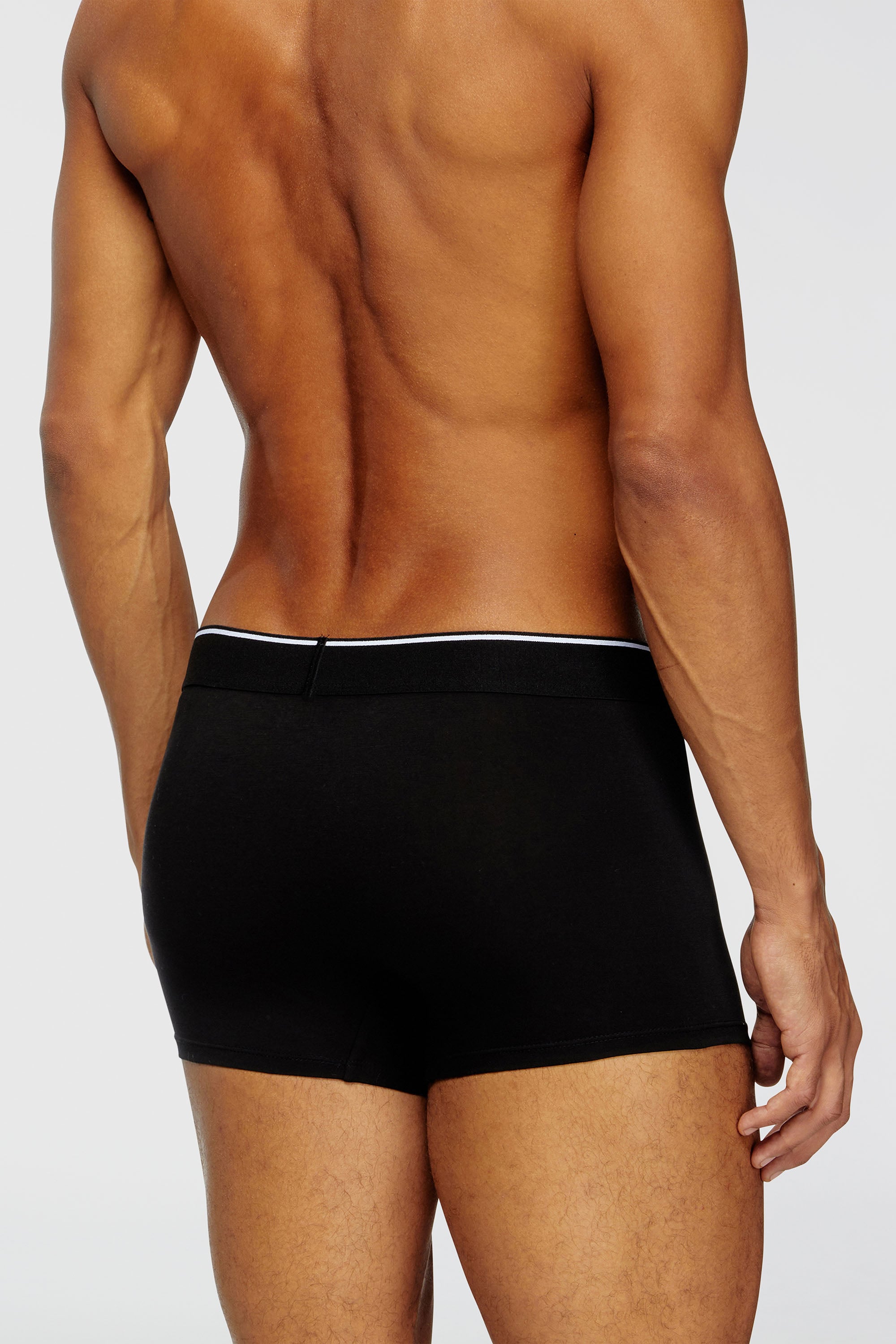 Diesel - UMBX-DAMIENTHREEPACK, Paquete de tres b&oacute;xers ajustados lisos Hombre in Negro - 3