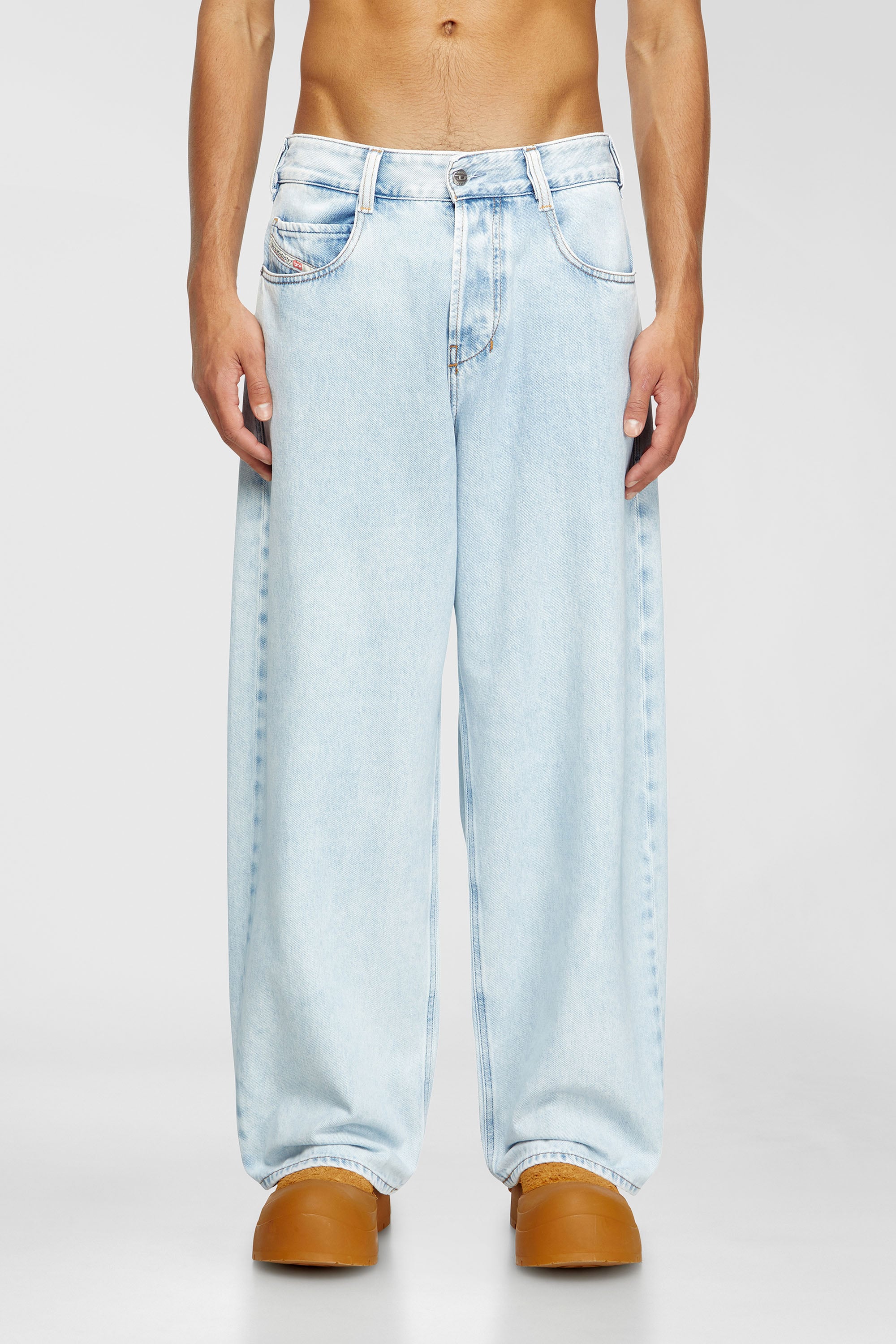 Diesel - Unisex's Relaxed Jeans 1997 D-Enim-M 09M74, Light Blue - 2