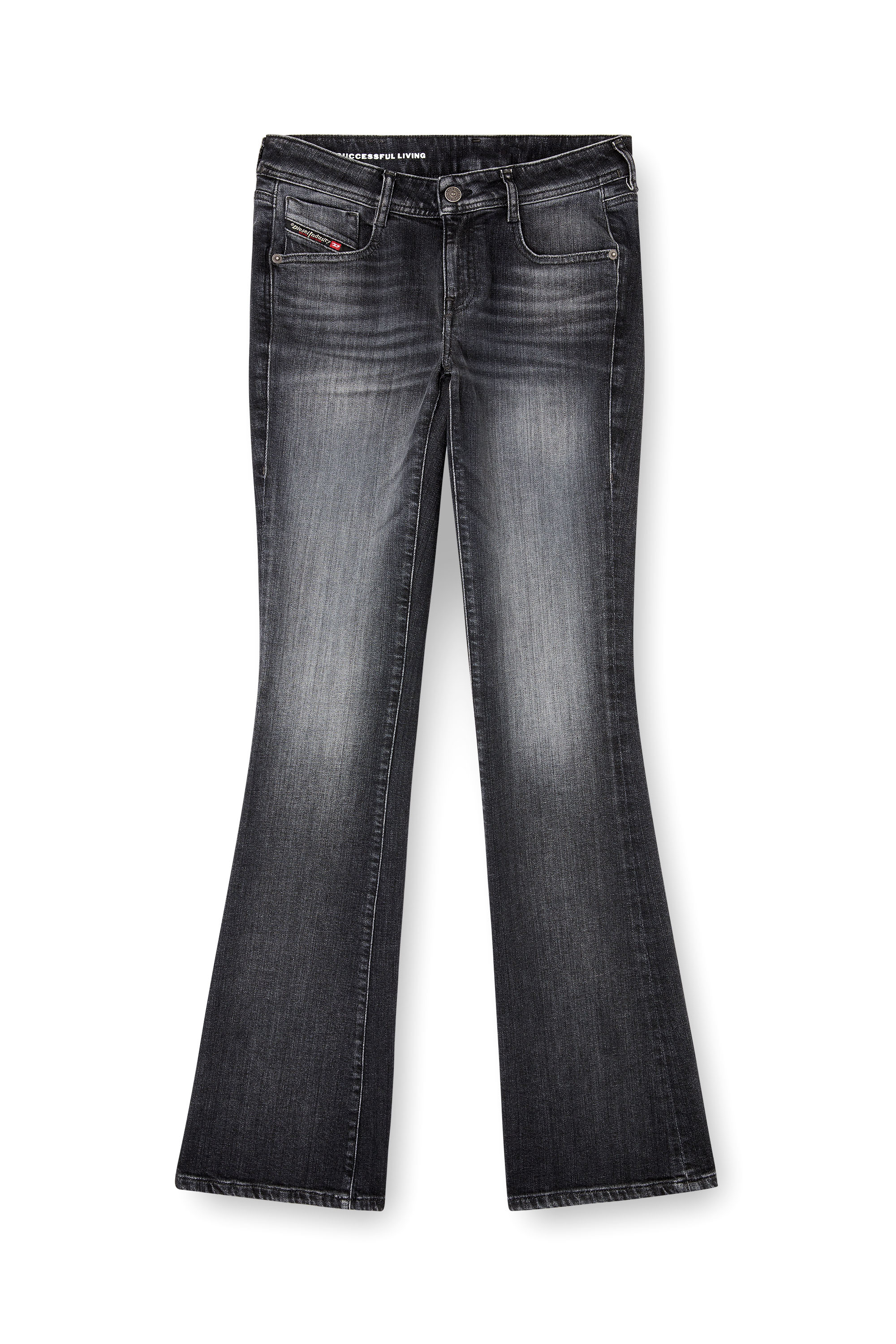 Diesel - Female's Bootcut Jeans 1969 D-Ebbey 09L98, Black/Dark Grey - 2