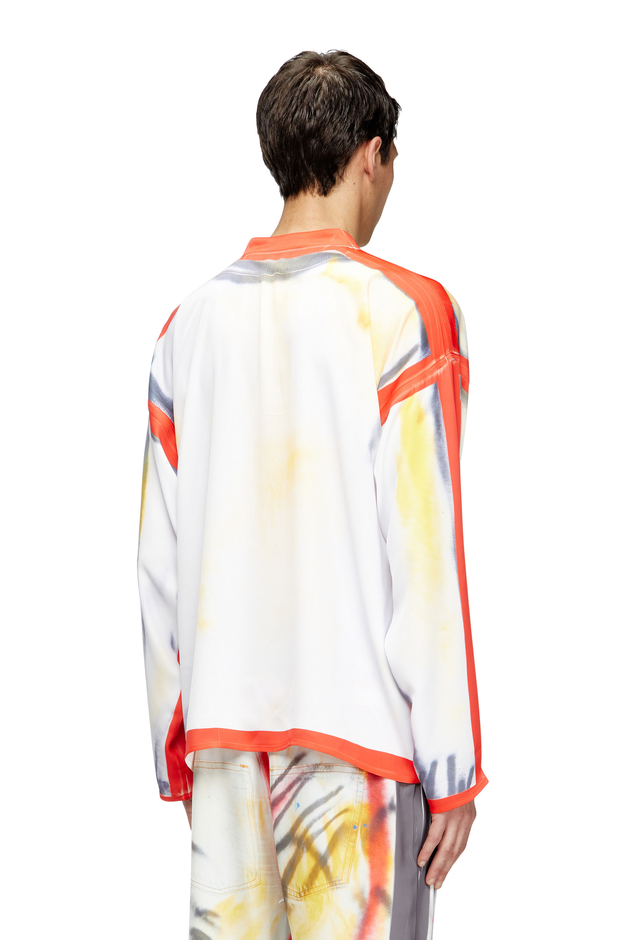 Diesel - T-OLAVI-A-SER-GRAFFITI-USA, Top Henley avec imprimé graffiti Mixte in Polychrome - 3