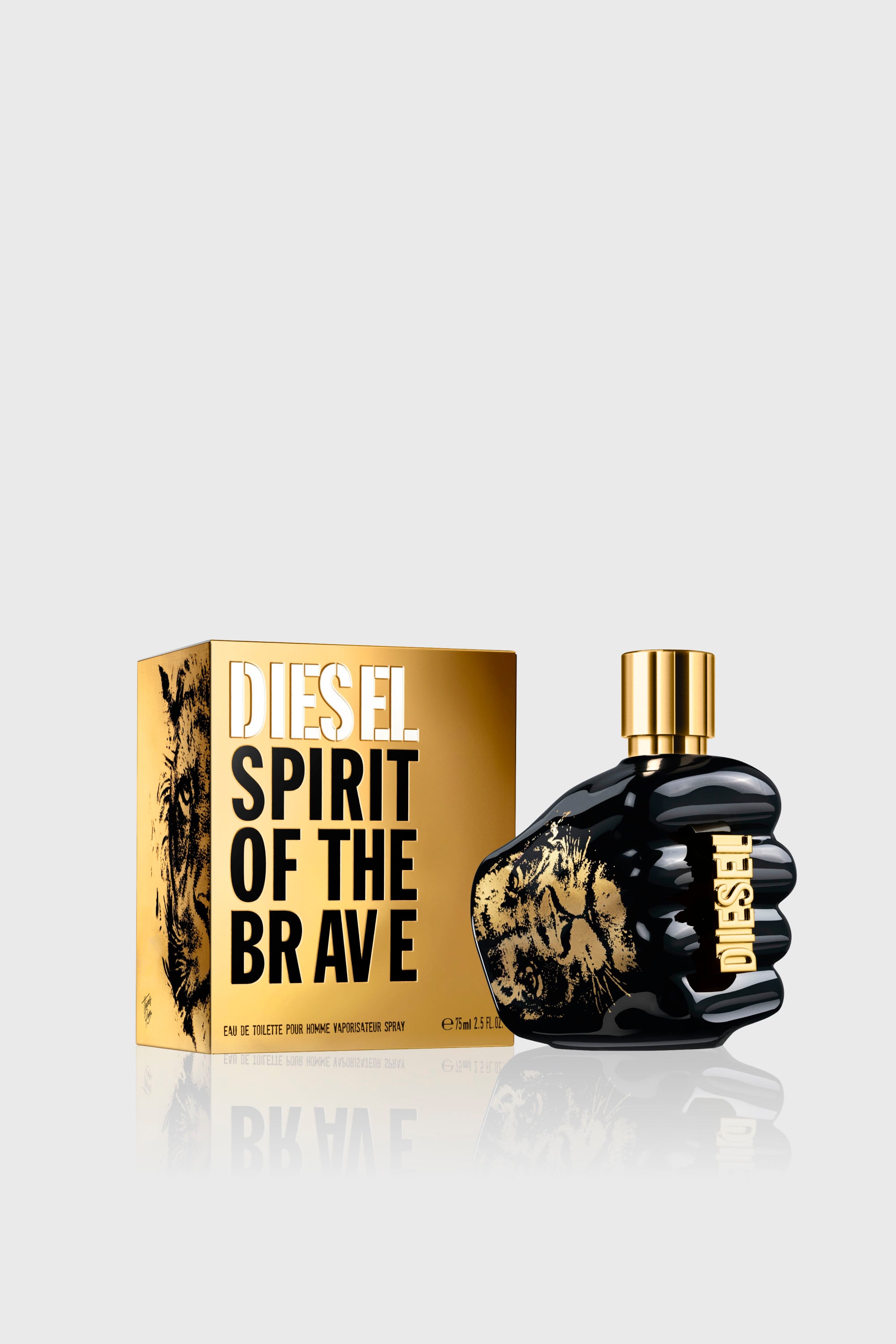 Diesel - SPIRIT OF THE BRAVE 75ML, Man's Spirit of the Brave 75 ml, 2.5 FL.OZ., eau de toilette in Black/Gold - 2