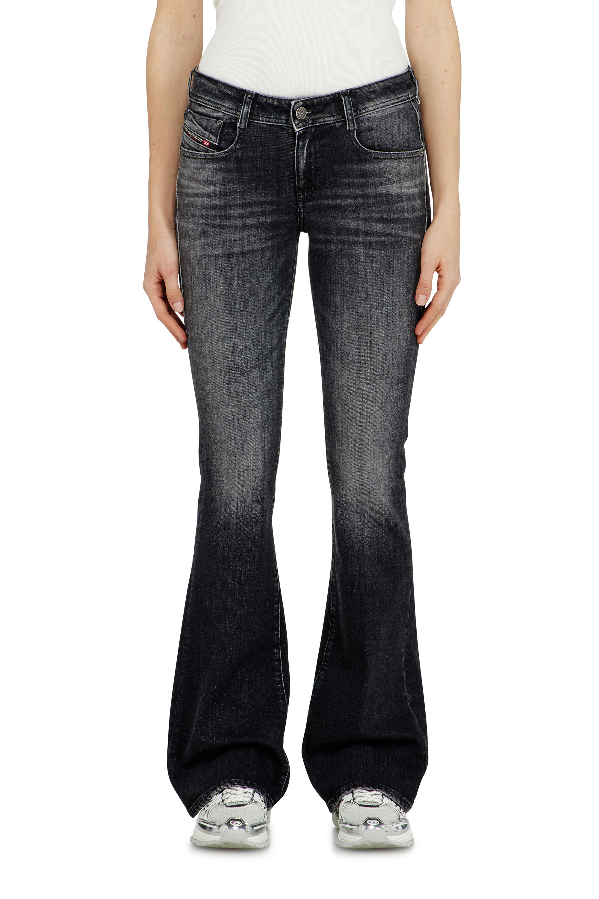 Diesel - Female's Bootcut Jeans 1969 D-Ebbey 09L98, Black/Dark Grey - 4