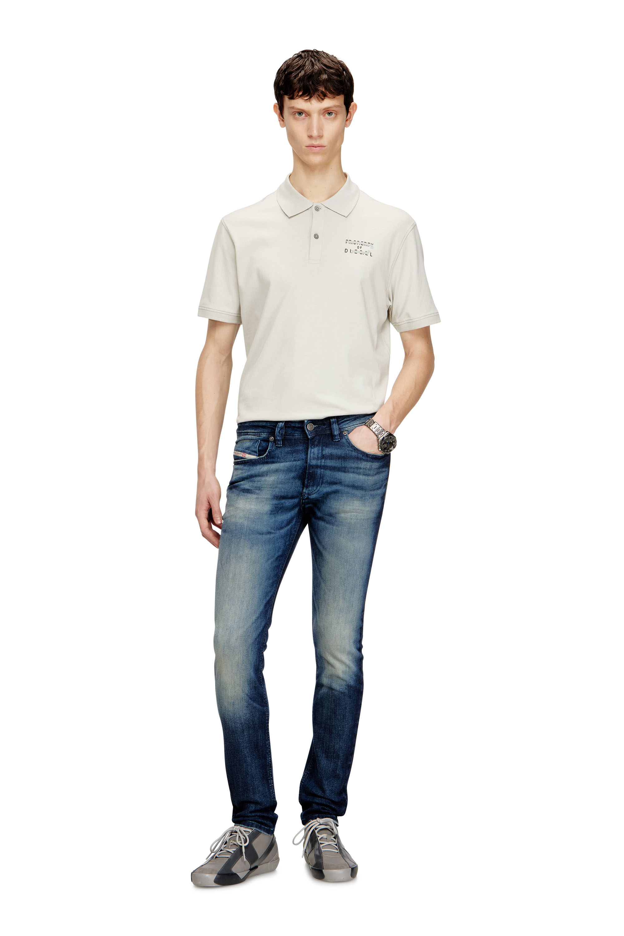 Diesel - Skinny Jeans 1979 Sleenker 0ADBM Homme, Bleu Fonc&eacute; - Image 1