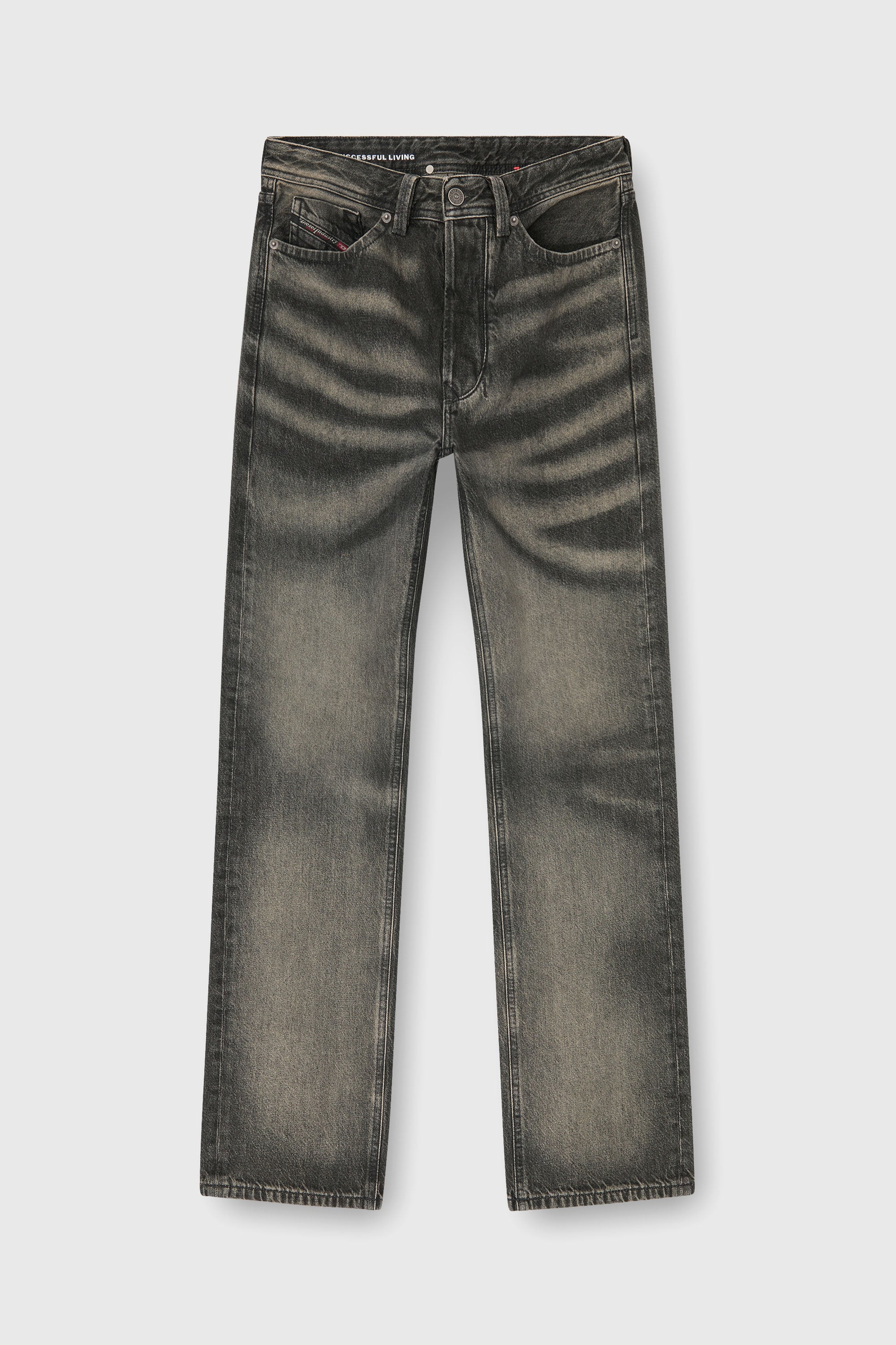 Diesel - Regular Jeans 1985 Larkee 09R33 Homme, Noir/Gris fonc&eacute; - Image 2