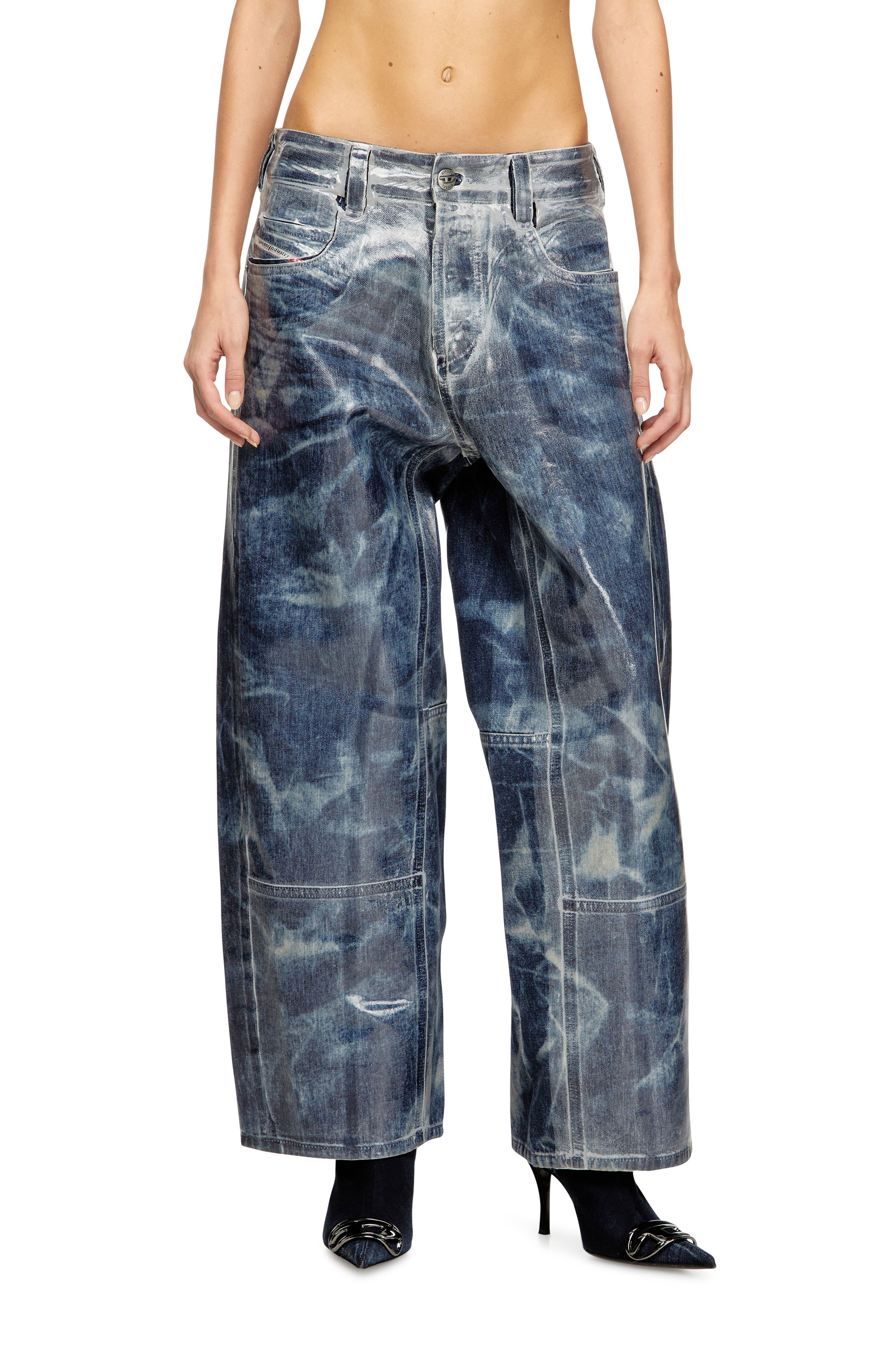 Diesel - Unisex's Relaxed Jeans 1997 D-Enim-M 007CU, Dark Blue - 1