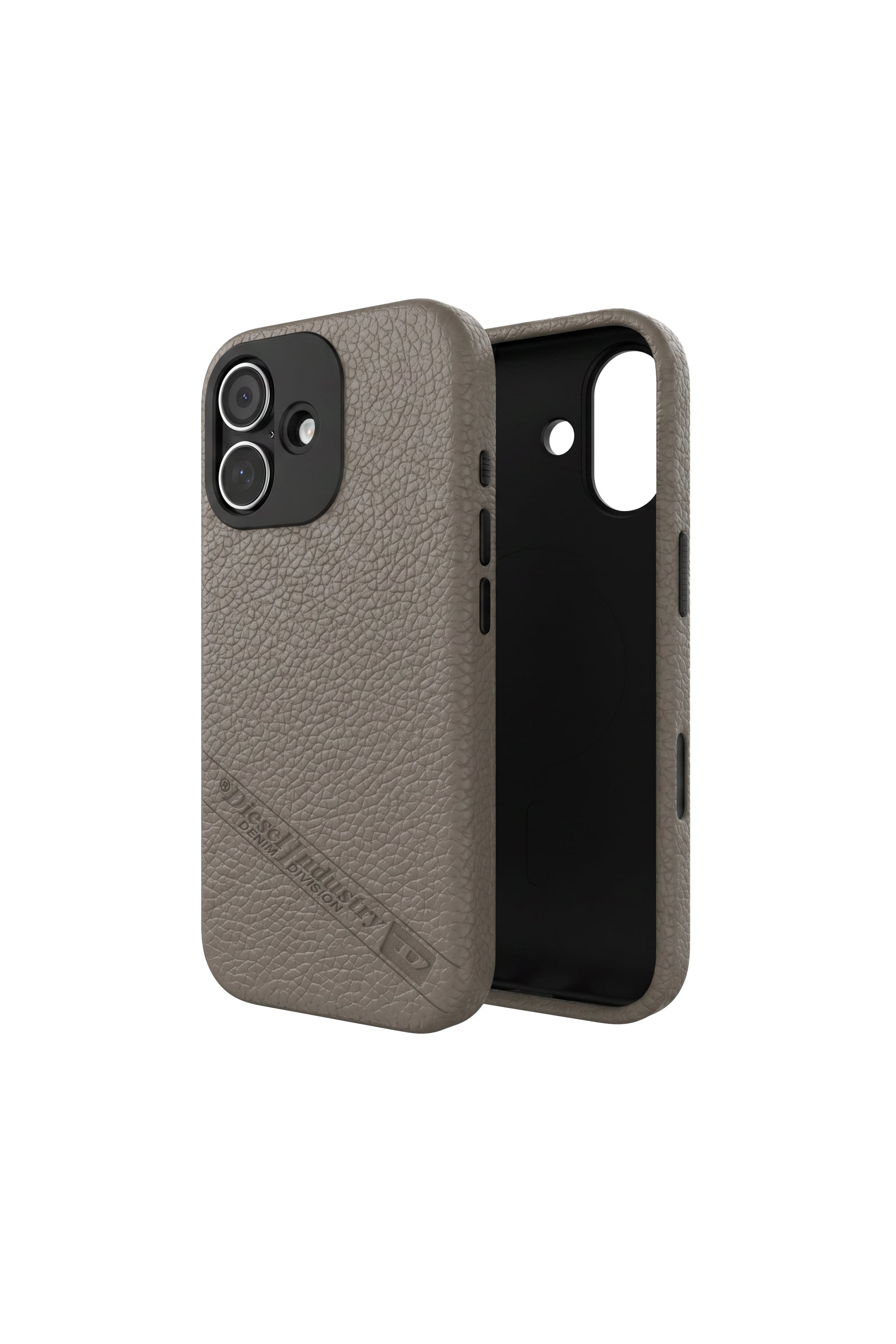 Diesel - 60643 MOULDED CASE, Unisex's Flag D case with MagSafe for iPhone 17 in Beige - 1