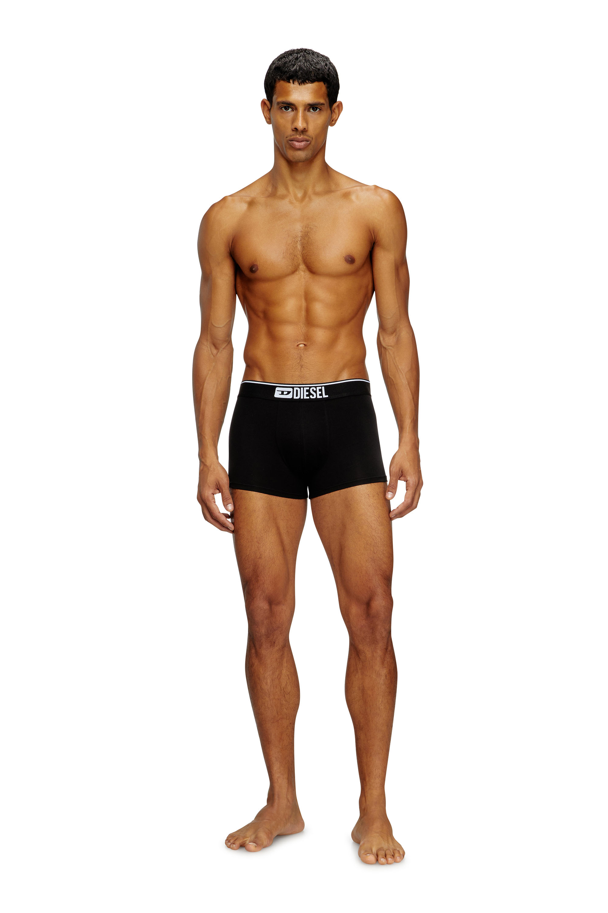 Diesel - UMBX-DAMIENTHREEPACK, Male's Three-pack of plain boxer in Black - 2