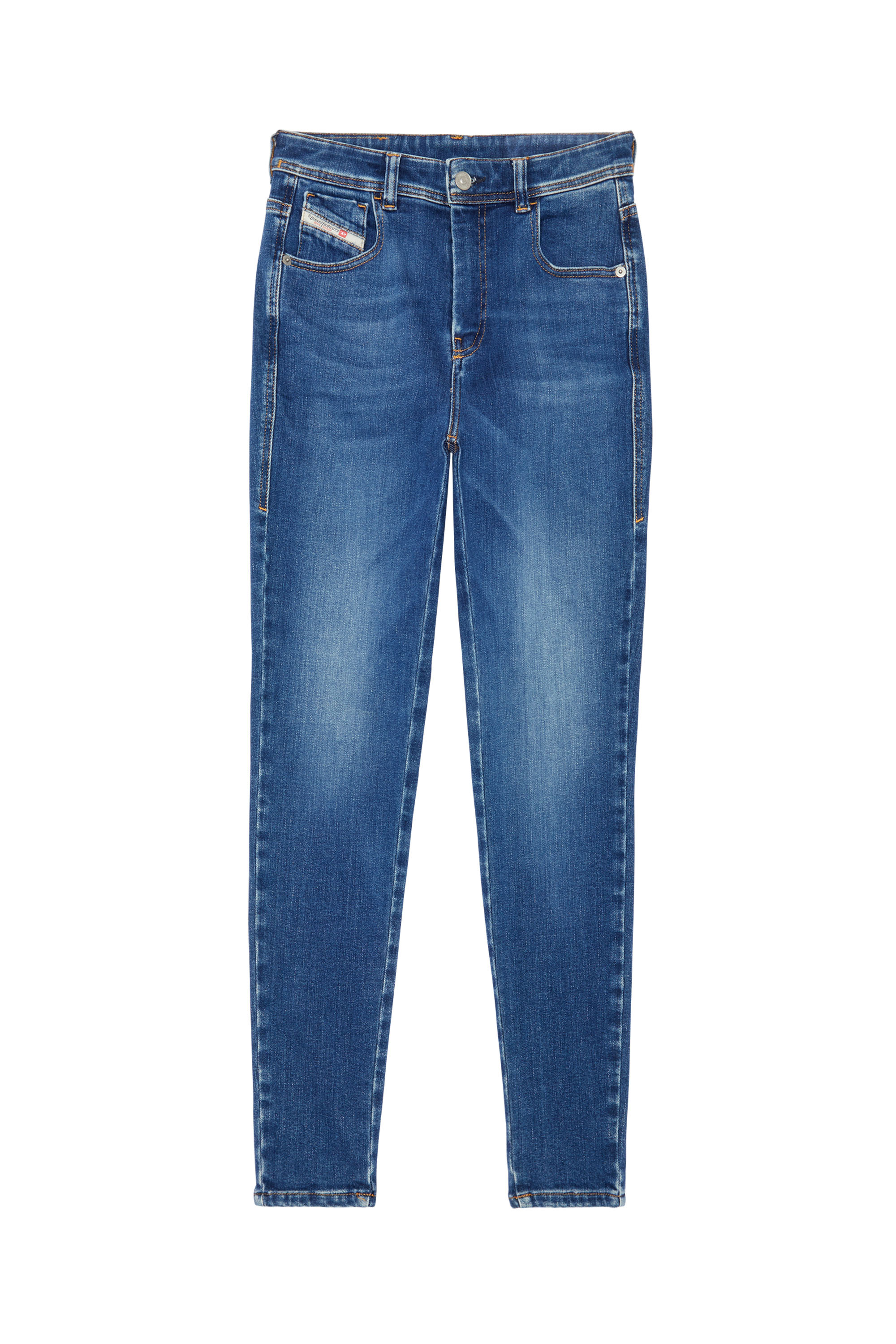 Diesel - Super skinny Jeans 1984 Slandy-High 09C21 Femme, Bleu moyen - Image 4