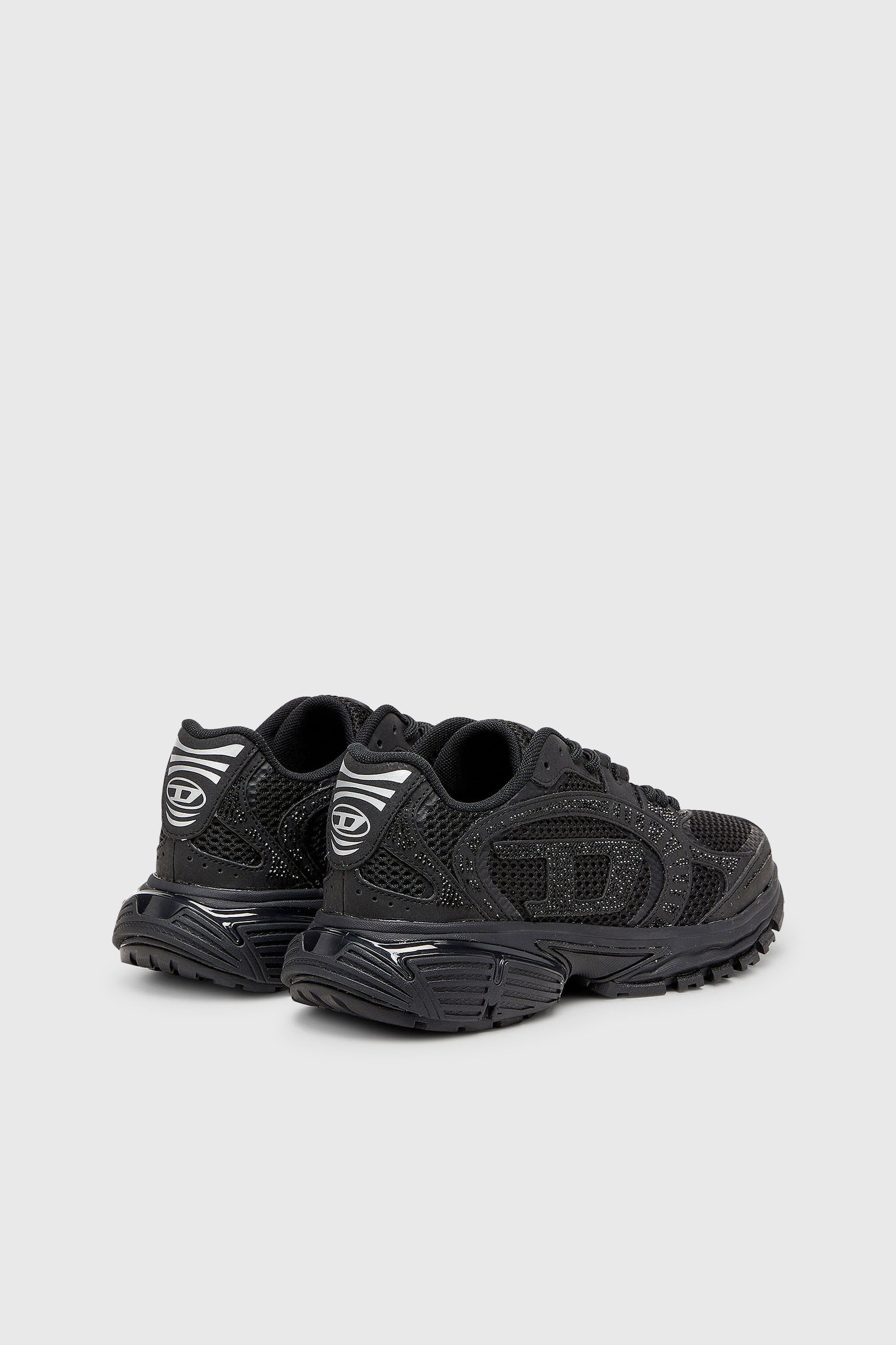 Diesel - S-PRO-V-DENSE LOW W, S-Pro-V-Dense - Zapatillas de malla con cristales Mujer in Negro - 3