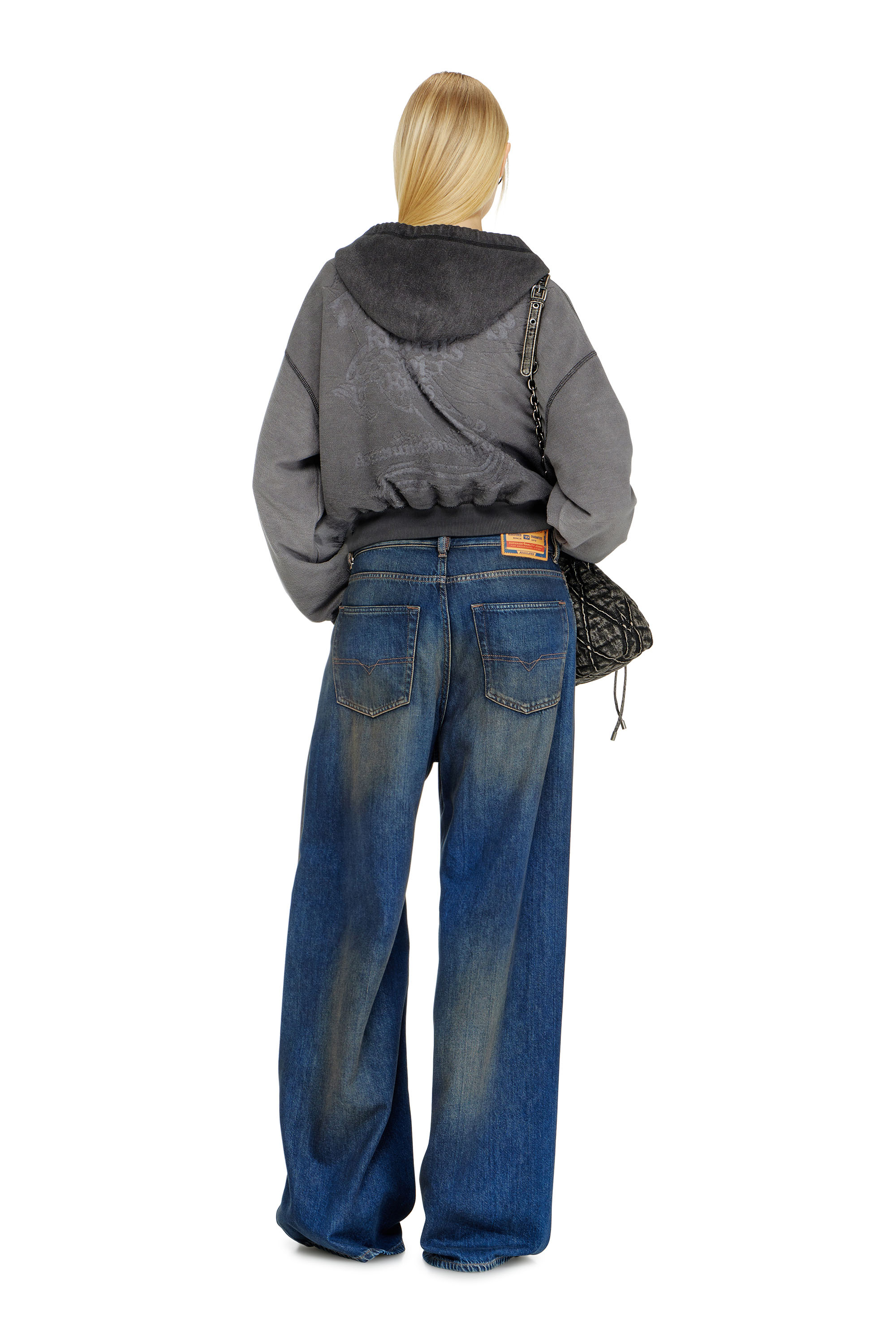 Diesel - Woman's Relaxed Jeans 1996 D-Sire 09P47, Dark Blue - 4