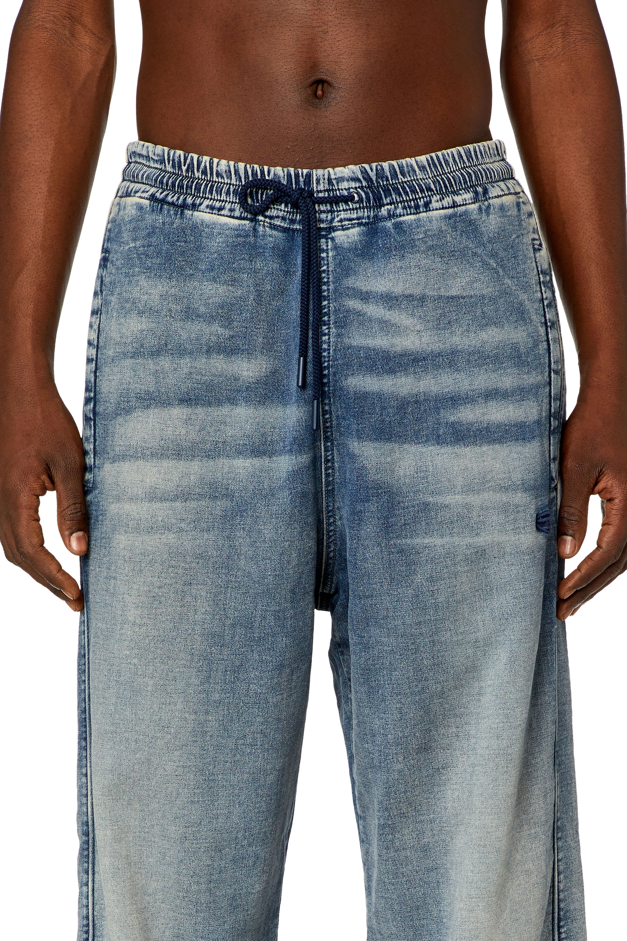Diesel - Unisex's Relaxed D-Martyans Track Denim 068JS, Medium blue - 5