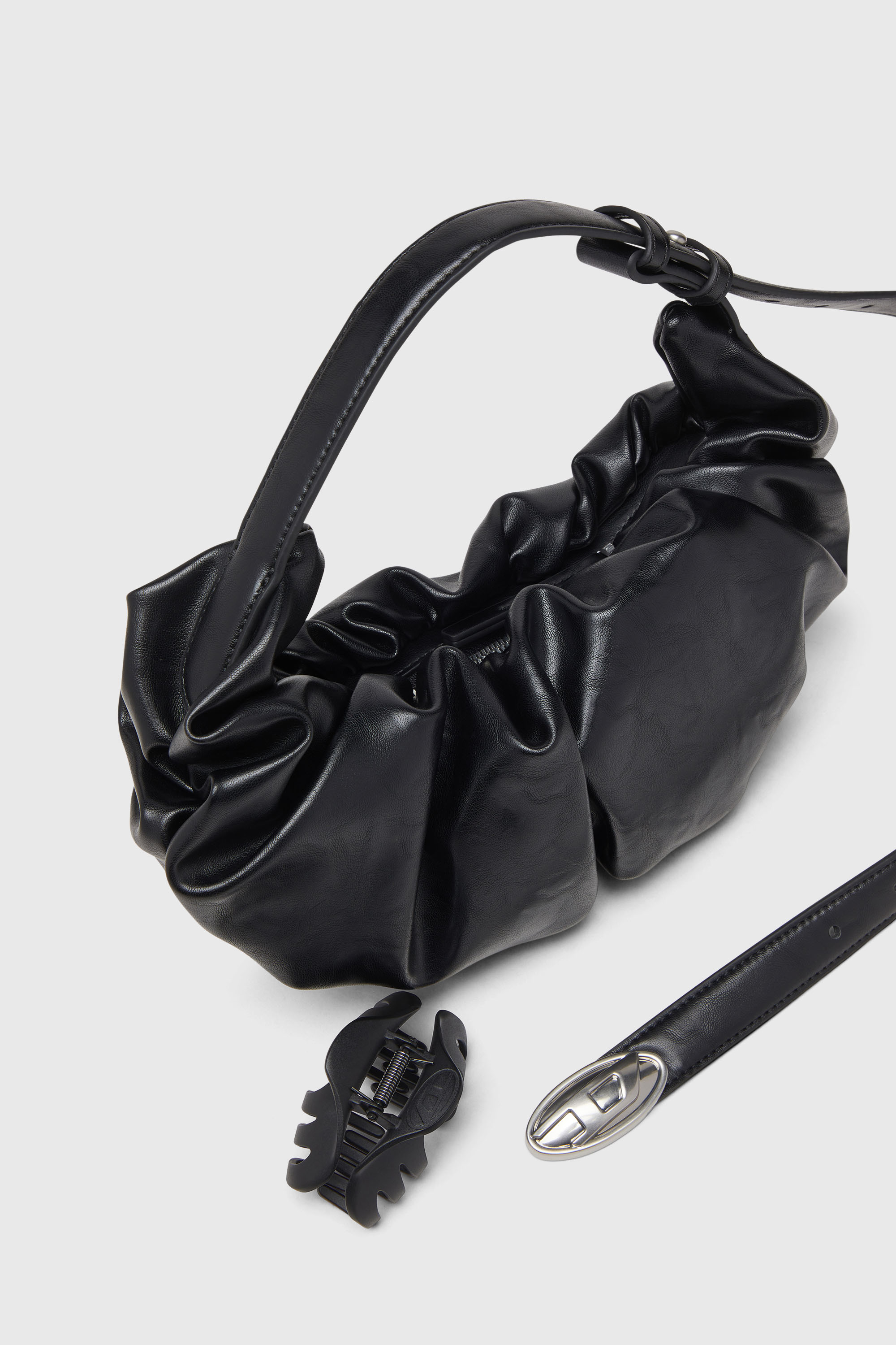 Small Scrunched Hobo Shoulder Bag: Grab-D S | Diesel® {{Country}}