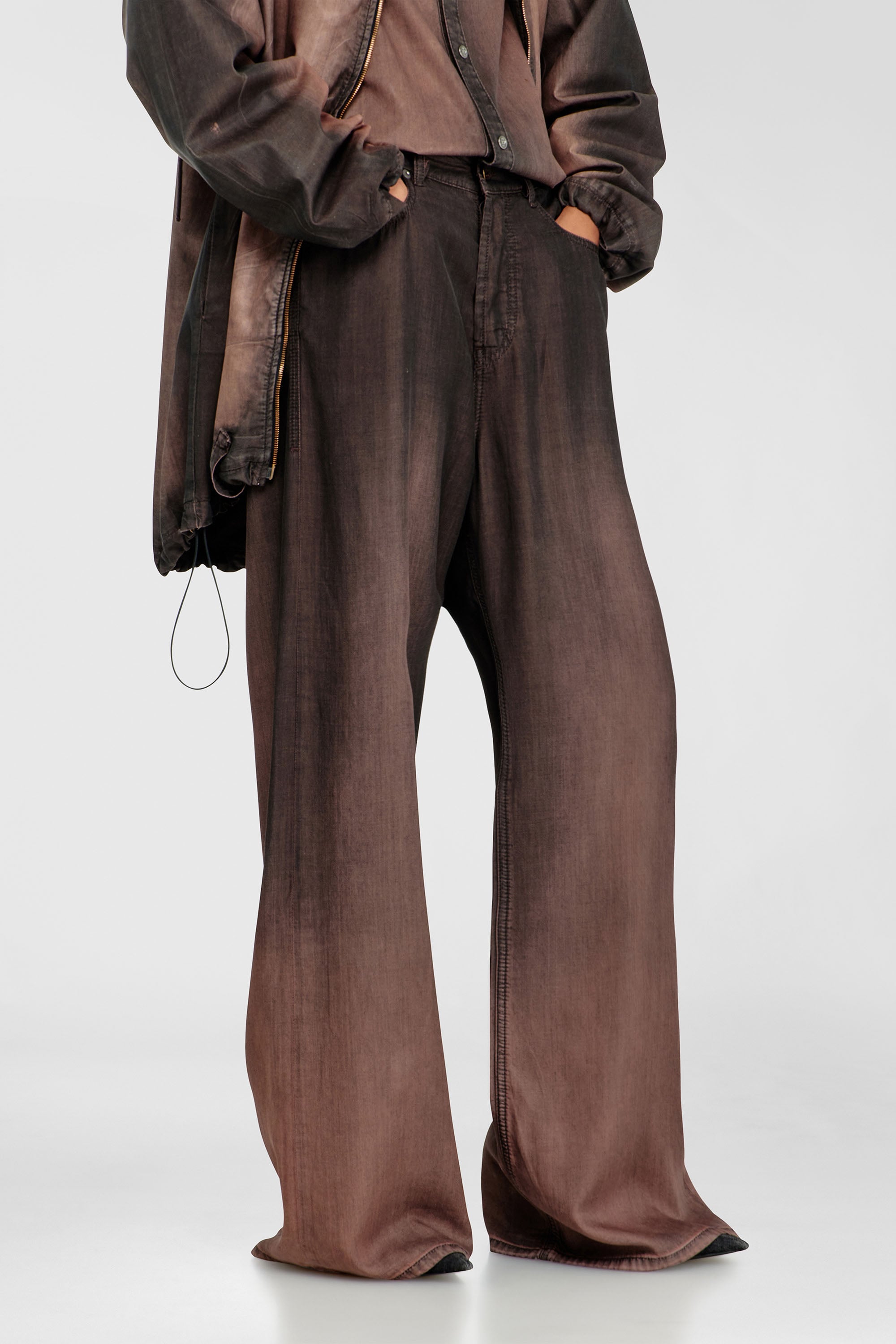 Diesel - Relaxed Jeans 1996 D-Sire 068YF Mujer, Marr&oacute;n - 7