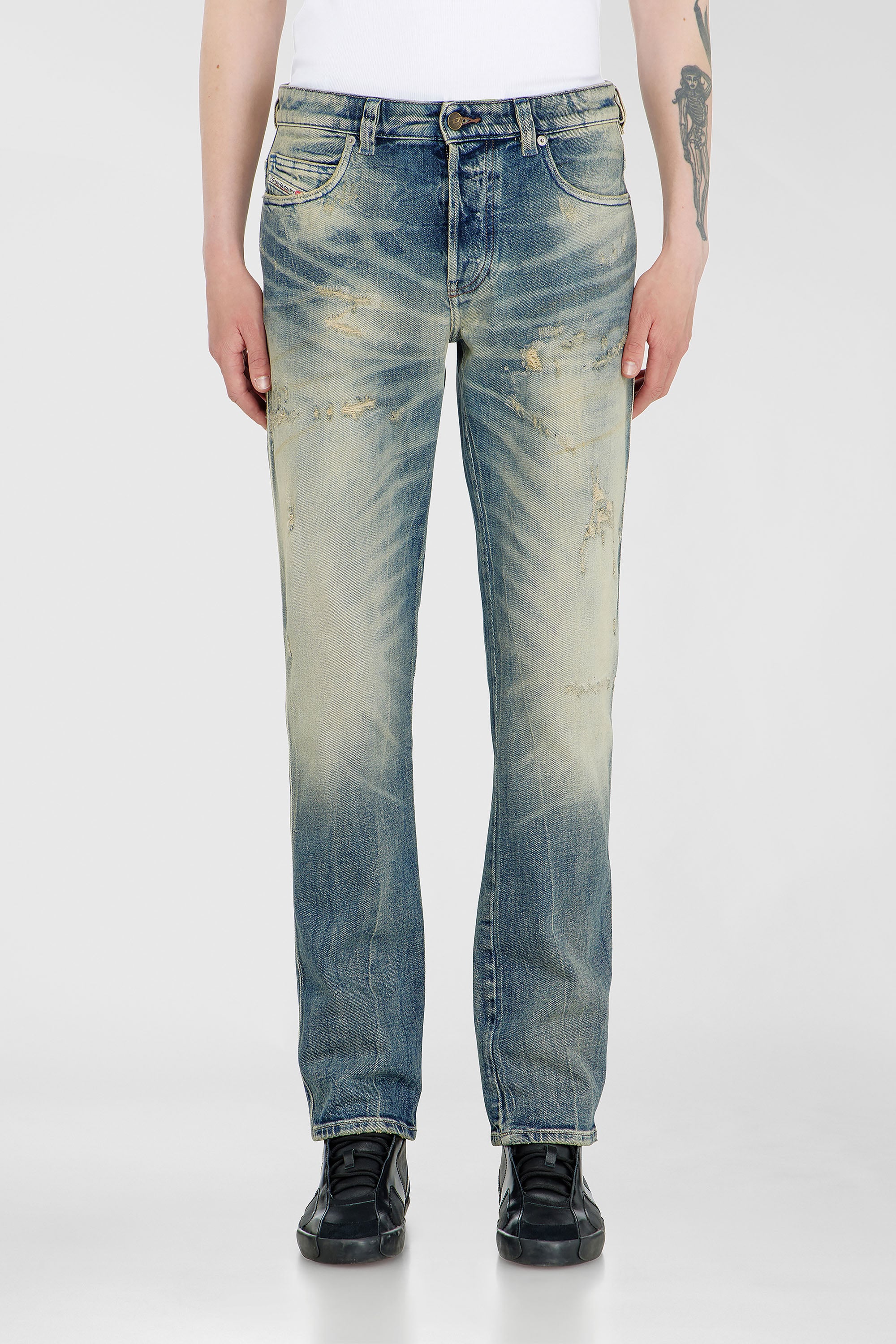 Diesel - Male's Slim Jeans 1993 D-Vyl 09P34, Medium Blue - 1