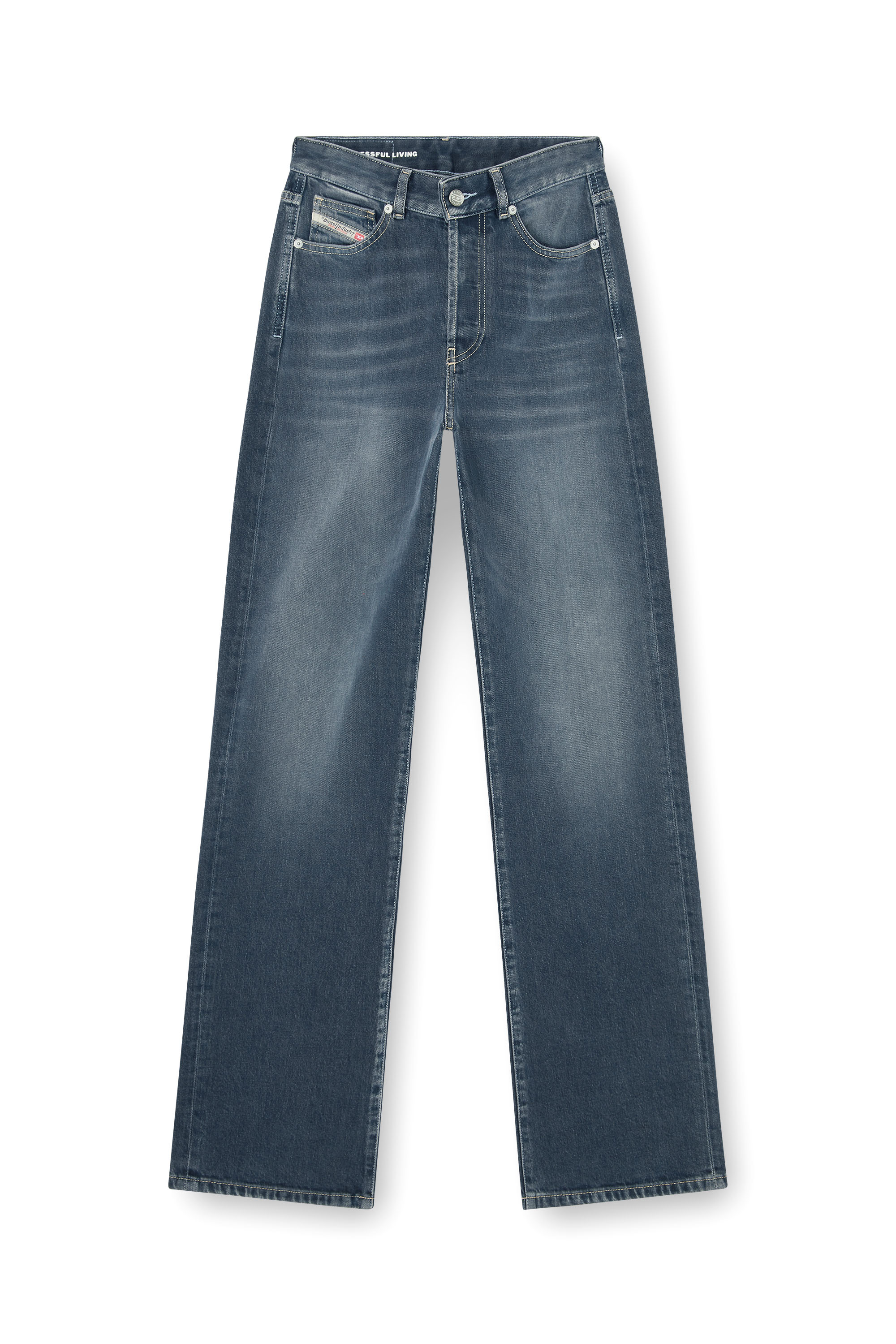 Diesel - Regular Jeans 1971 D-Sent 007EI Mujer, Azul Oscuro - 3