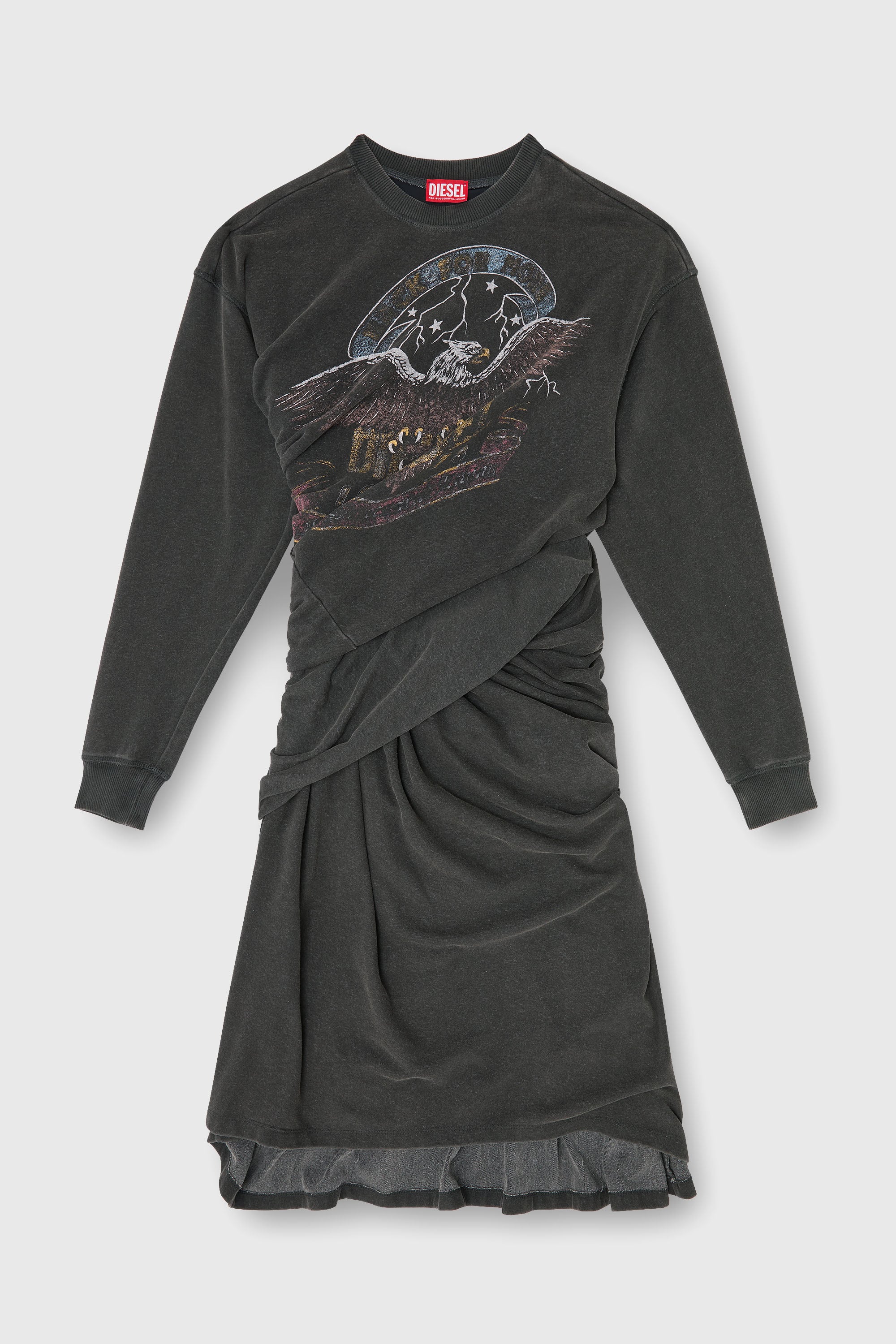 Diesel - D-NENCY, Robe sweat avec motifs de concert Femme in ToBeDefined - 2