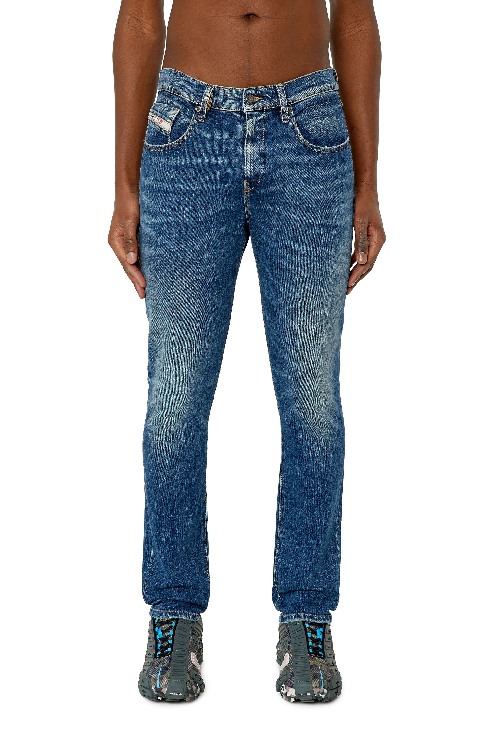 Diesel - Man's Slim Jeans 2019 D-Strukt 007L1, Medium blue - 1