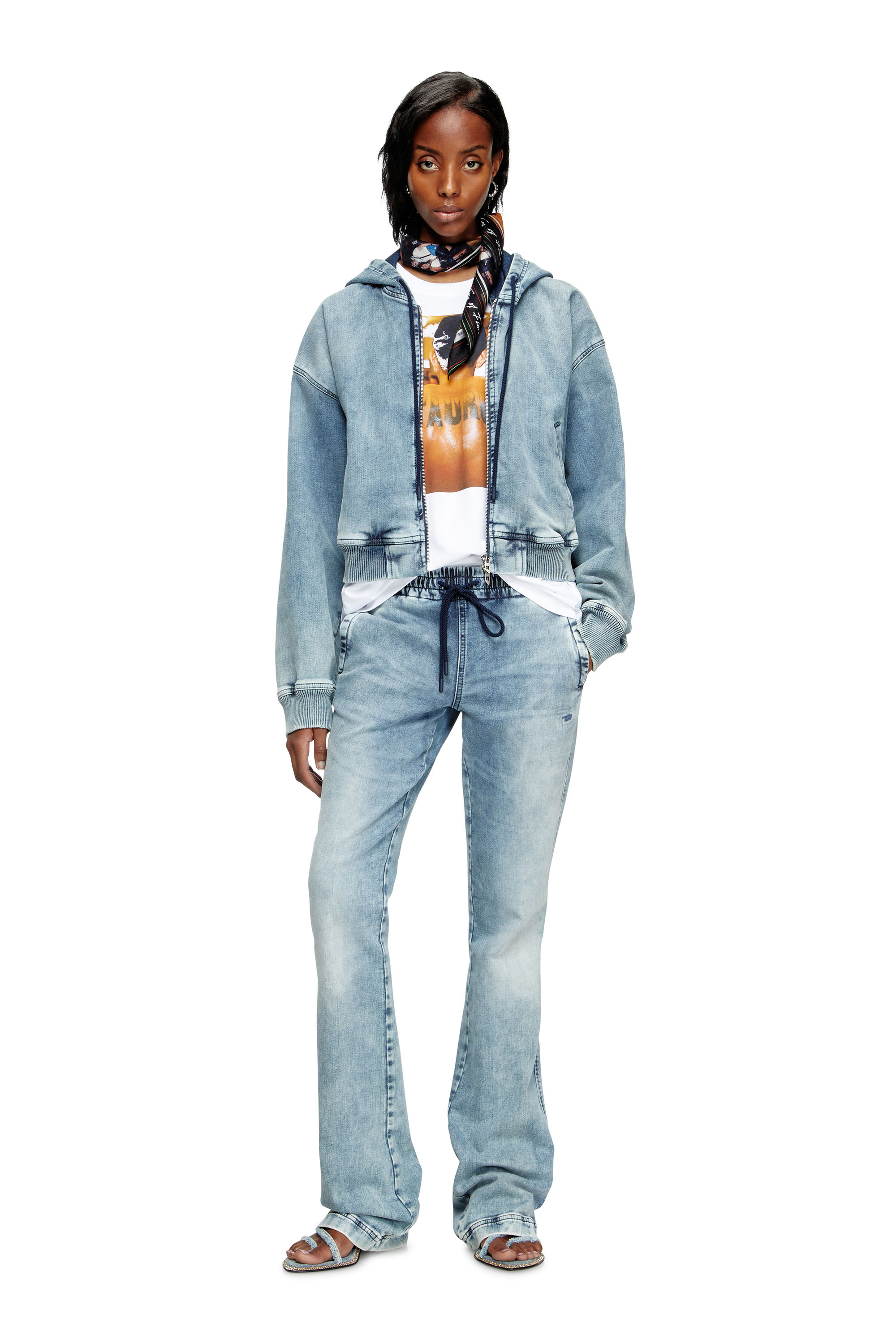 Diesel - PR-T-NORM-TOM25-1, T-shirt avec imprimé graphique Mixte in Blanc - 6