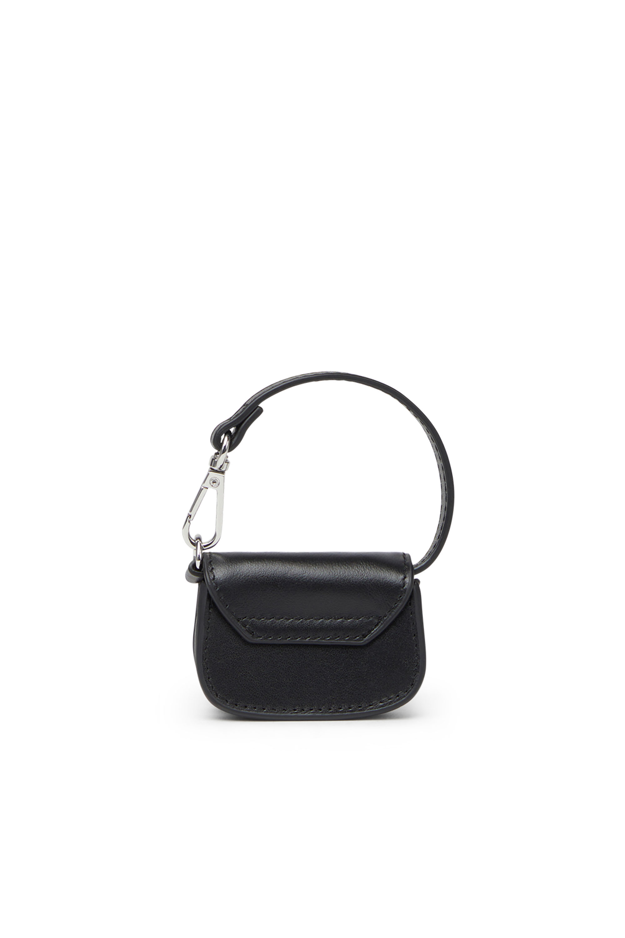 Diesel - 1DR MICRO, Woman's Leather bag charm in Black - 2