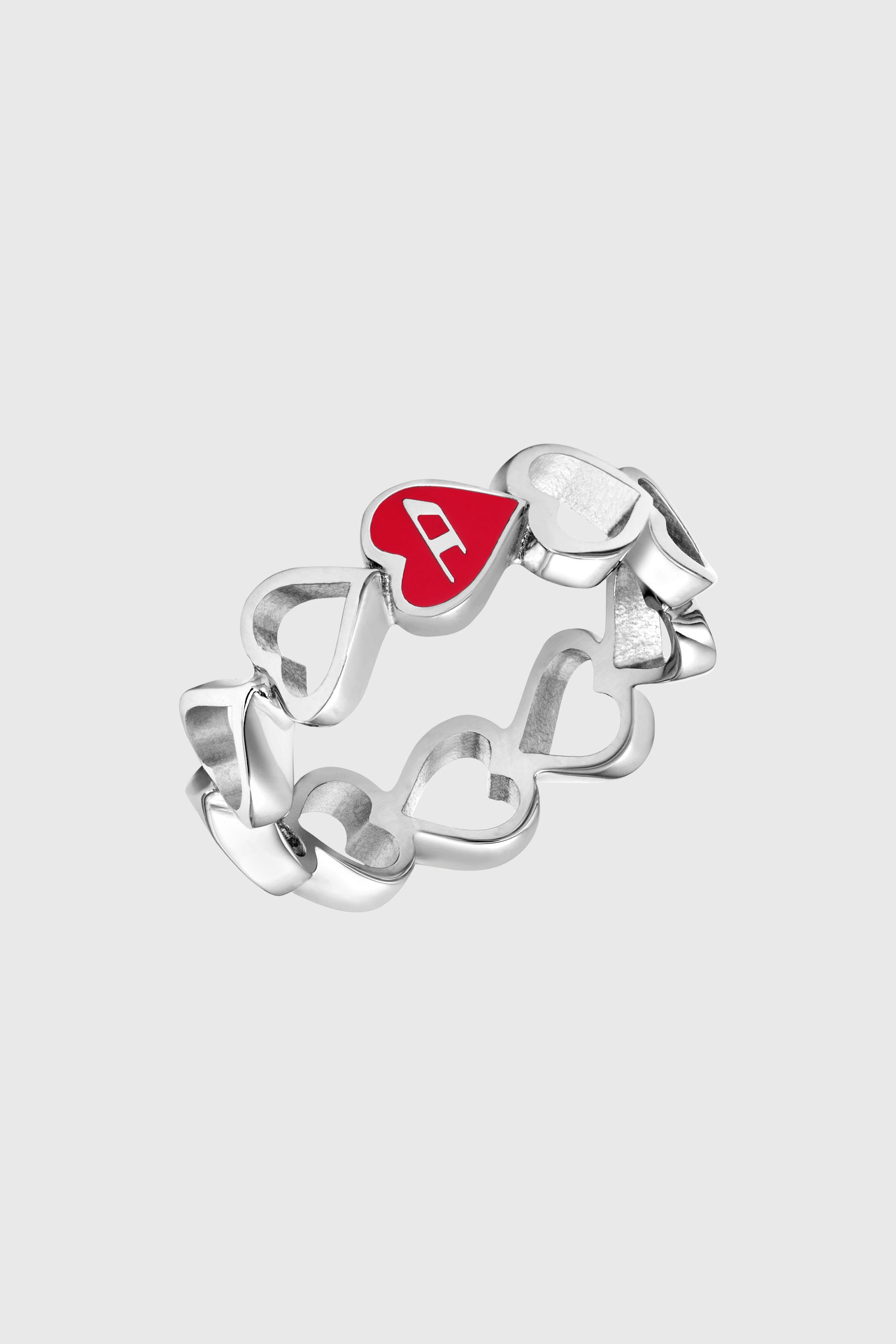 Diesel - DX166940 JEWELLERY, Anillo de banda de acero inoxidable Unisex in Plateado - 1