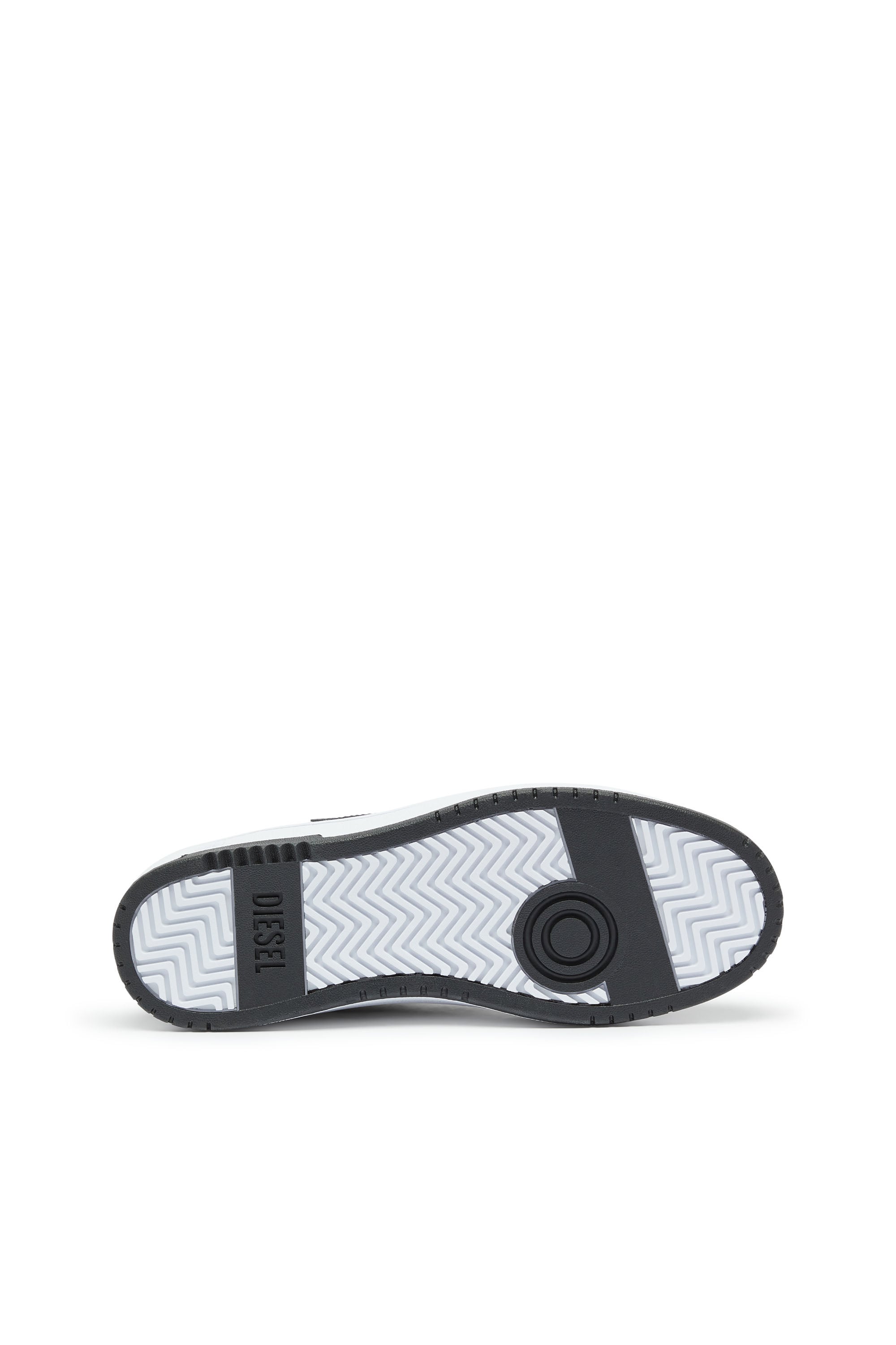 Diesel - S-UKIYO V2 LOW, Man's S-Ukiyo Low-Low-top sneakers in leather and nylon in Black/White - 5