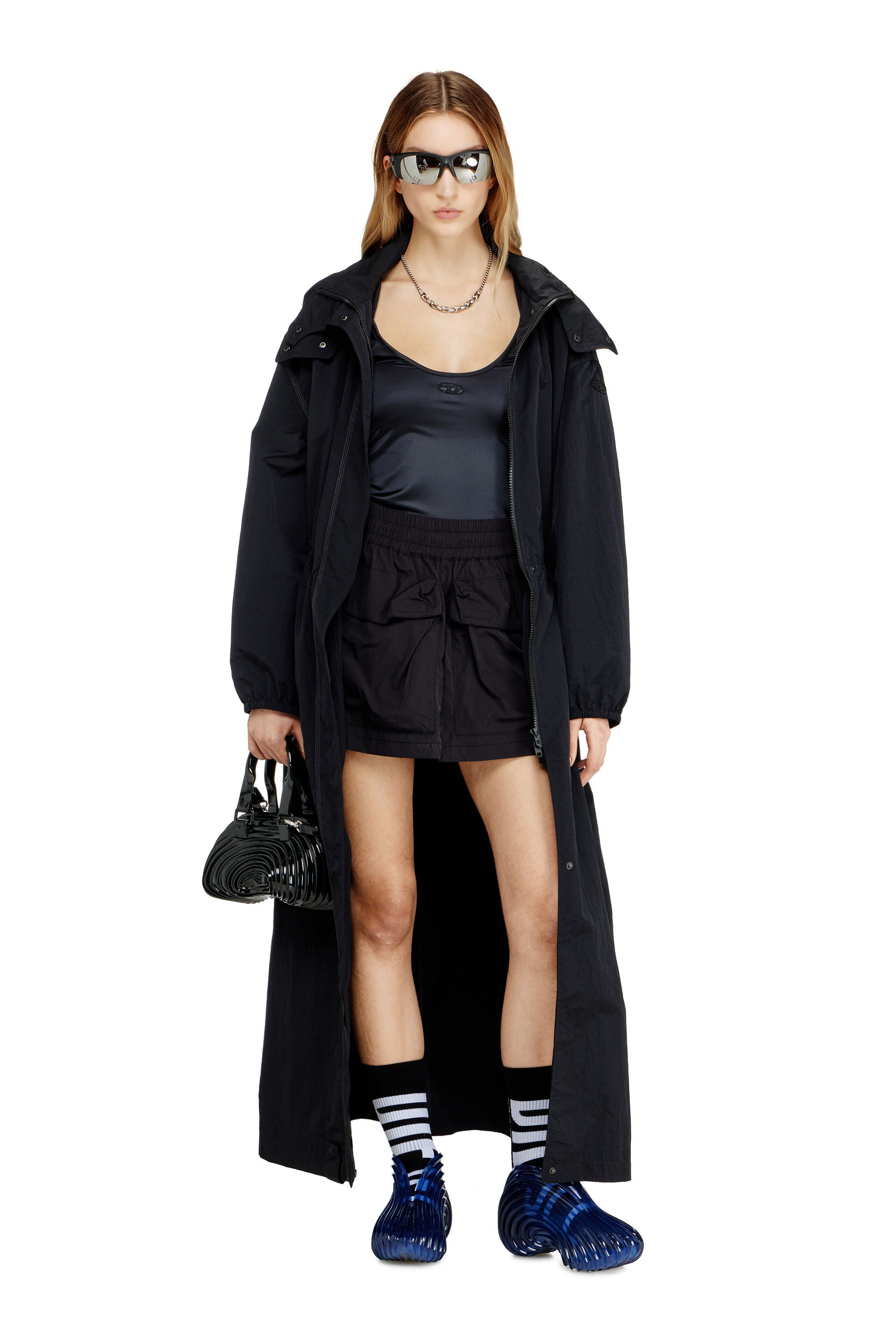 Diesel - MELISSA QUANTUM SNEAKERS X, Unisex's Slip-on sneaker in Melflex&reg; in Blue - 2