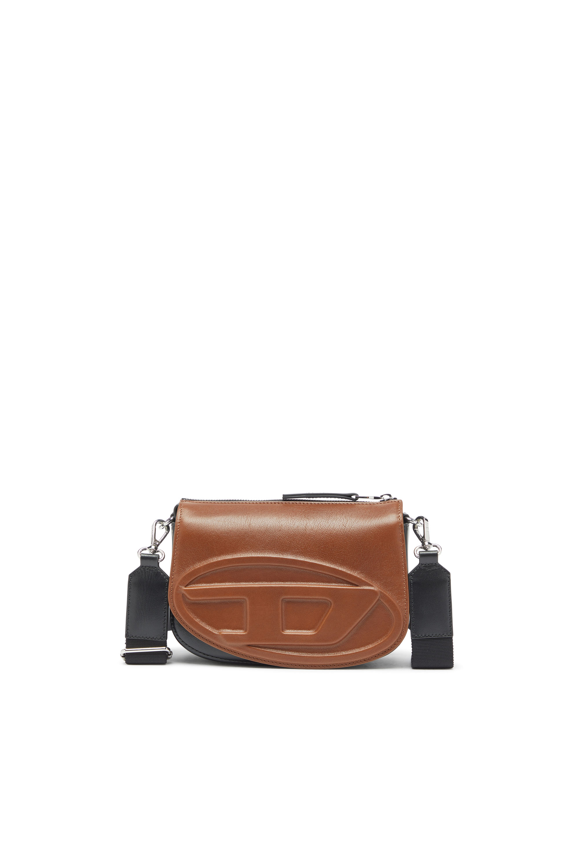 Diesel - 1DR CAMERA BAG, Unisex's 1DR-Bicolour leather crossbody bag in Brown - 1