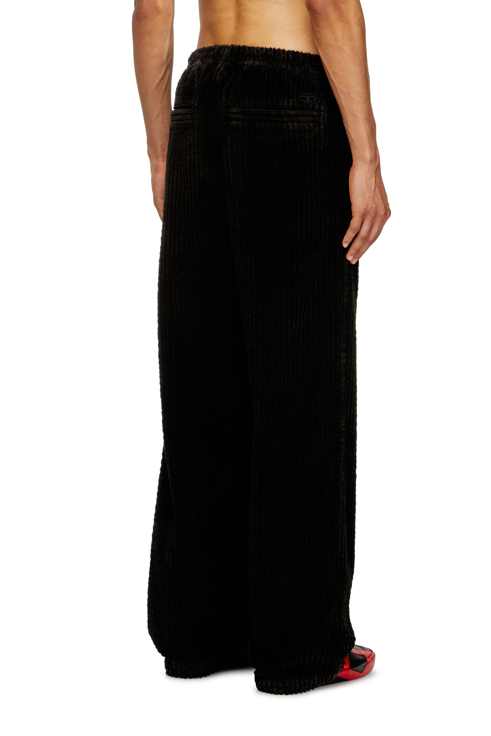 Diesel - P-MARTIAL, Male's Corduroy pants with drawstring in Brown - 4