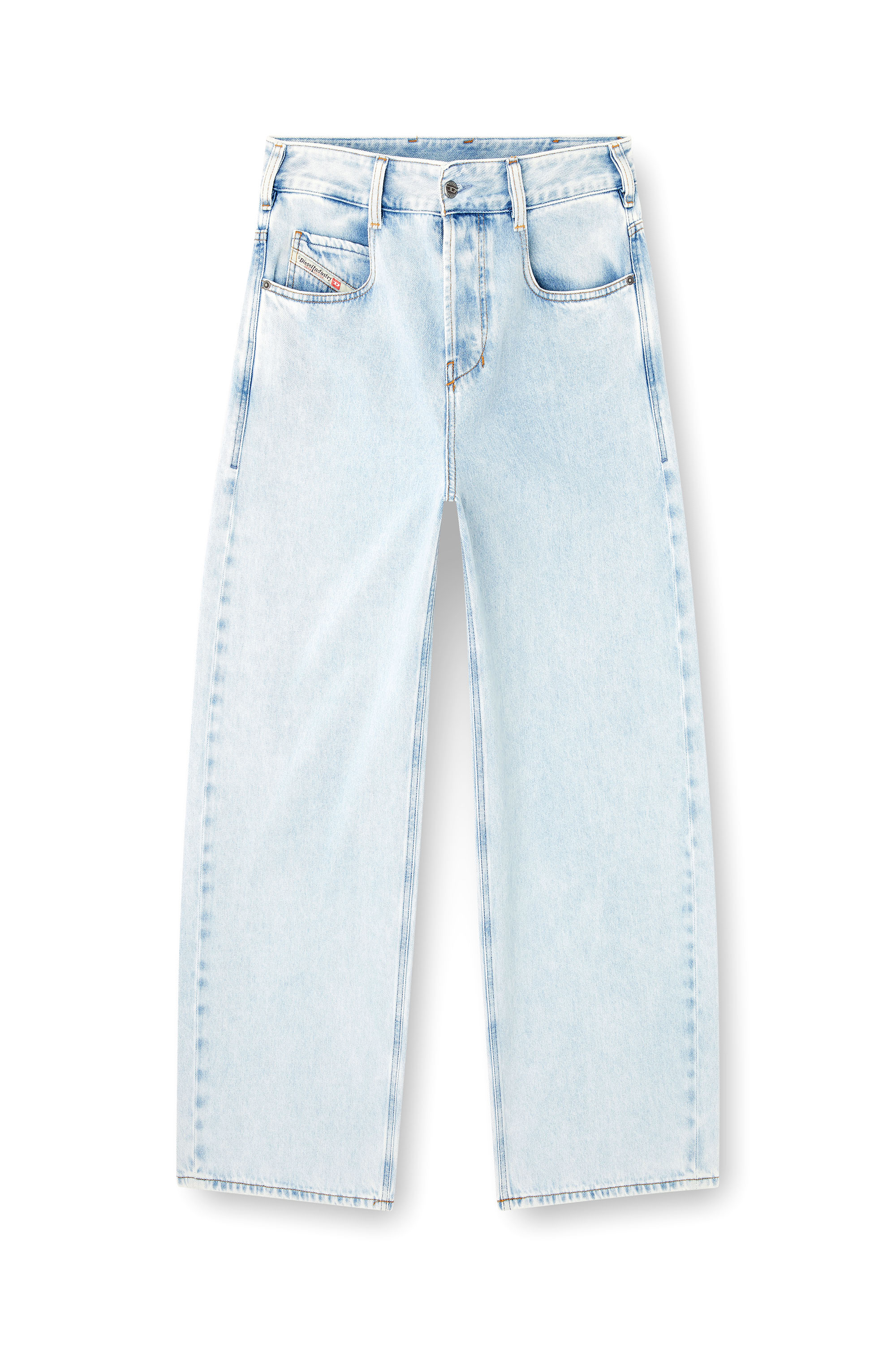 Diesel - Relaxed Jeans 1997 D-Enim 09M74 Mixte, Bleu Clair - Image 3