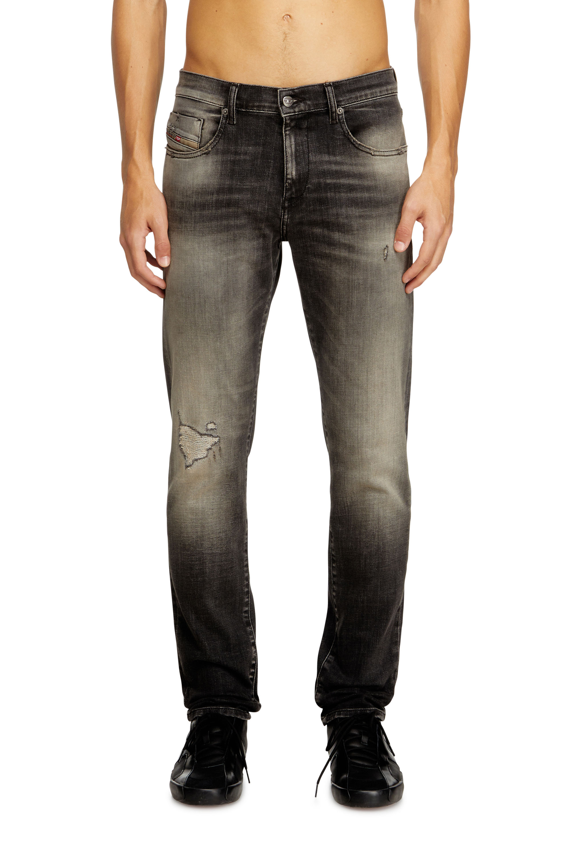 Diesel - Man's Slim Jeans 2019 D-Strukt 09N59, Grey - 1