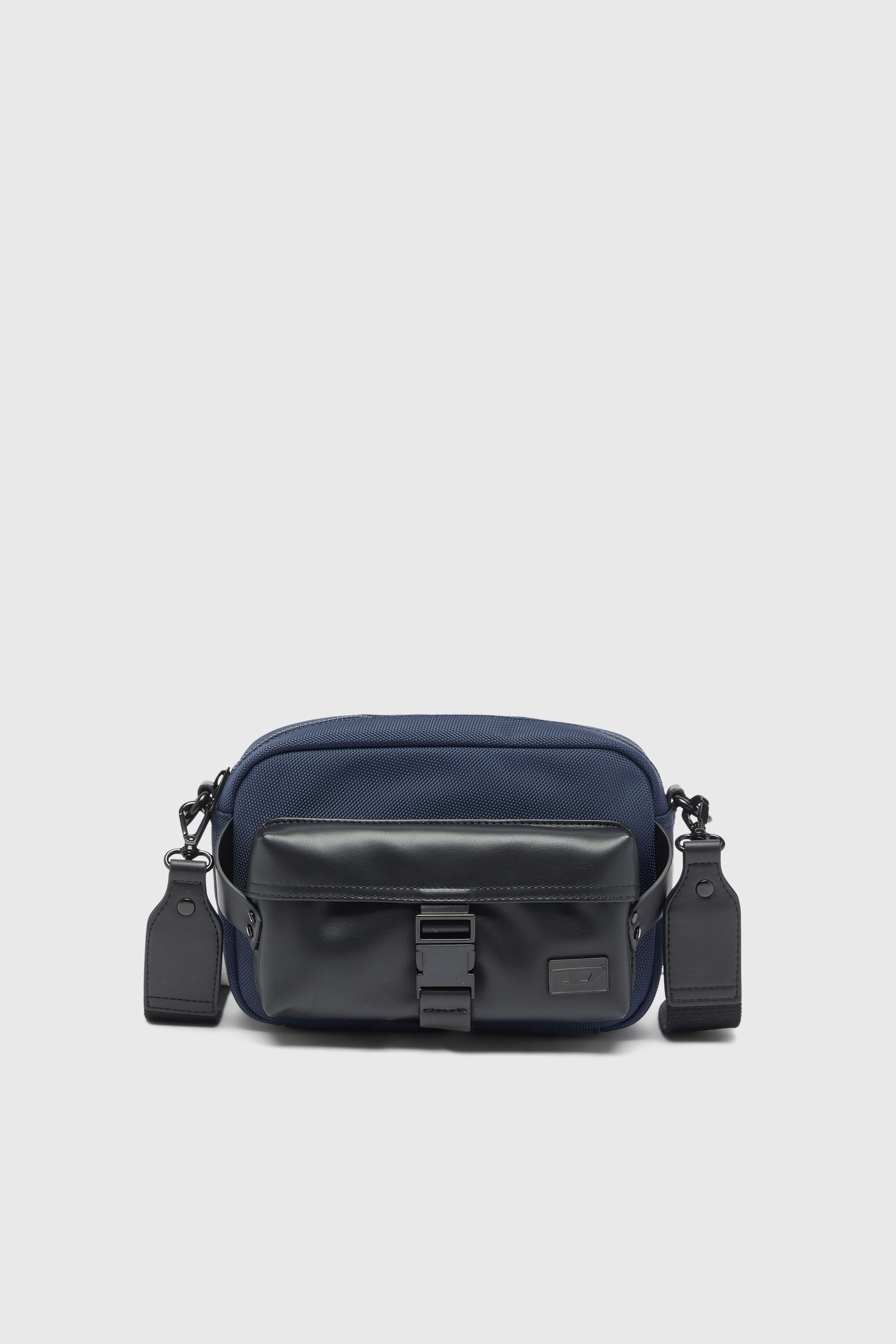 Diesel - MULTI-PKTS CAMERA BAG X, Unisex's Multi-Pkts - Crossbody bag in nylon with flap pocket in Blue - 1