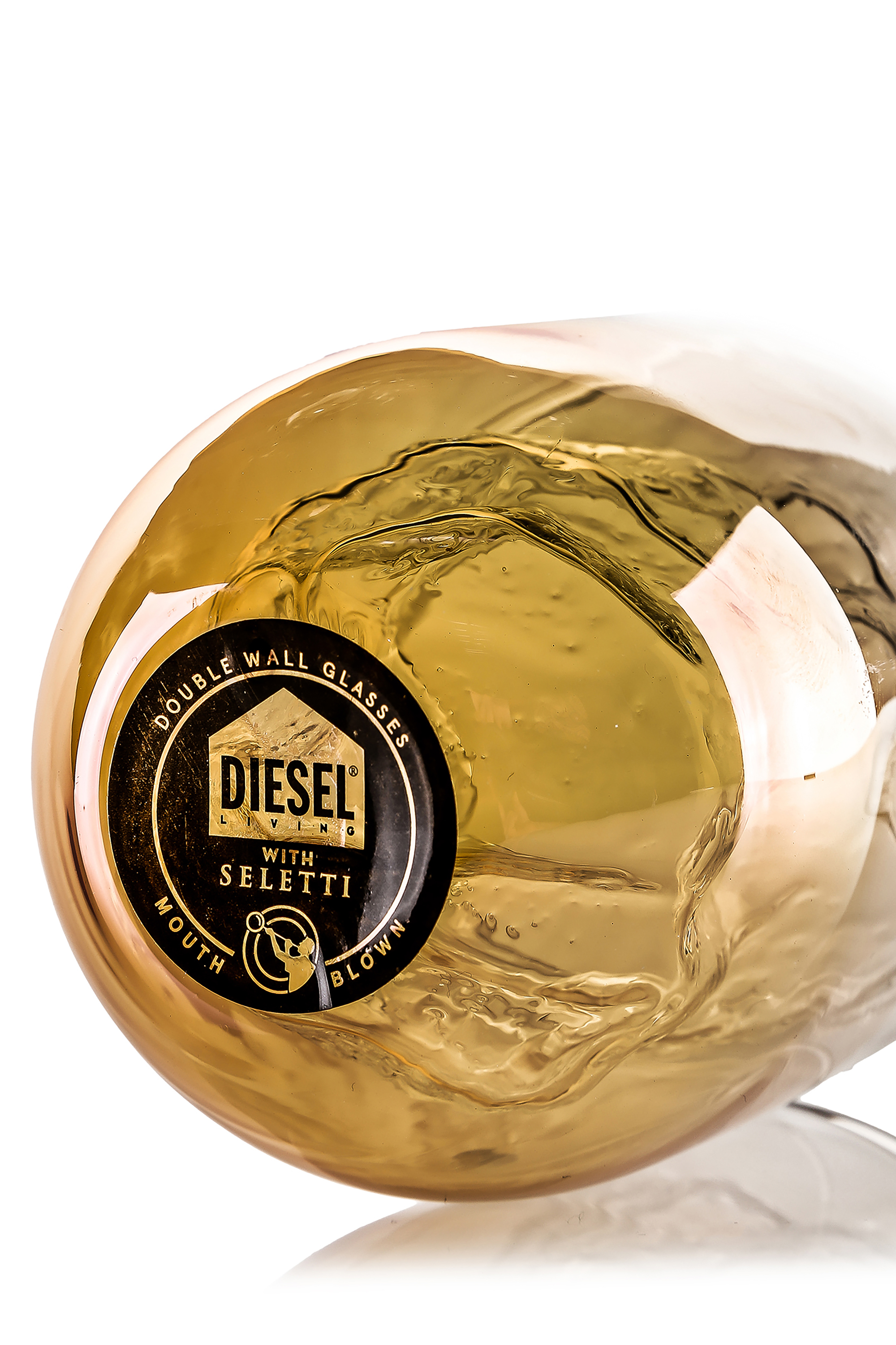 Diesel - 10935 COSMIC DINER, Unisex's Unique elegant glass, &oslash; cm 8,5 / 3.4" in Honey - 3