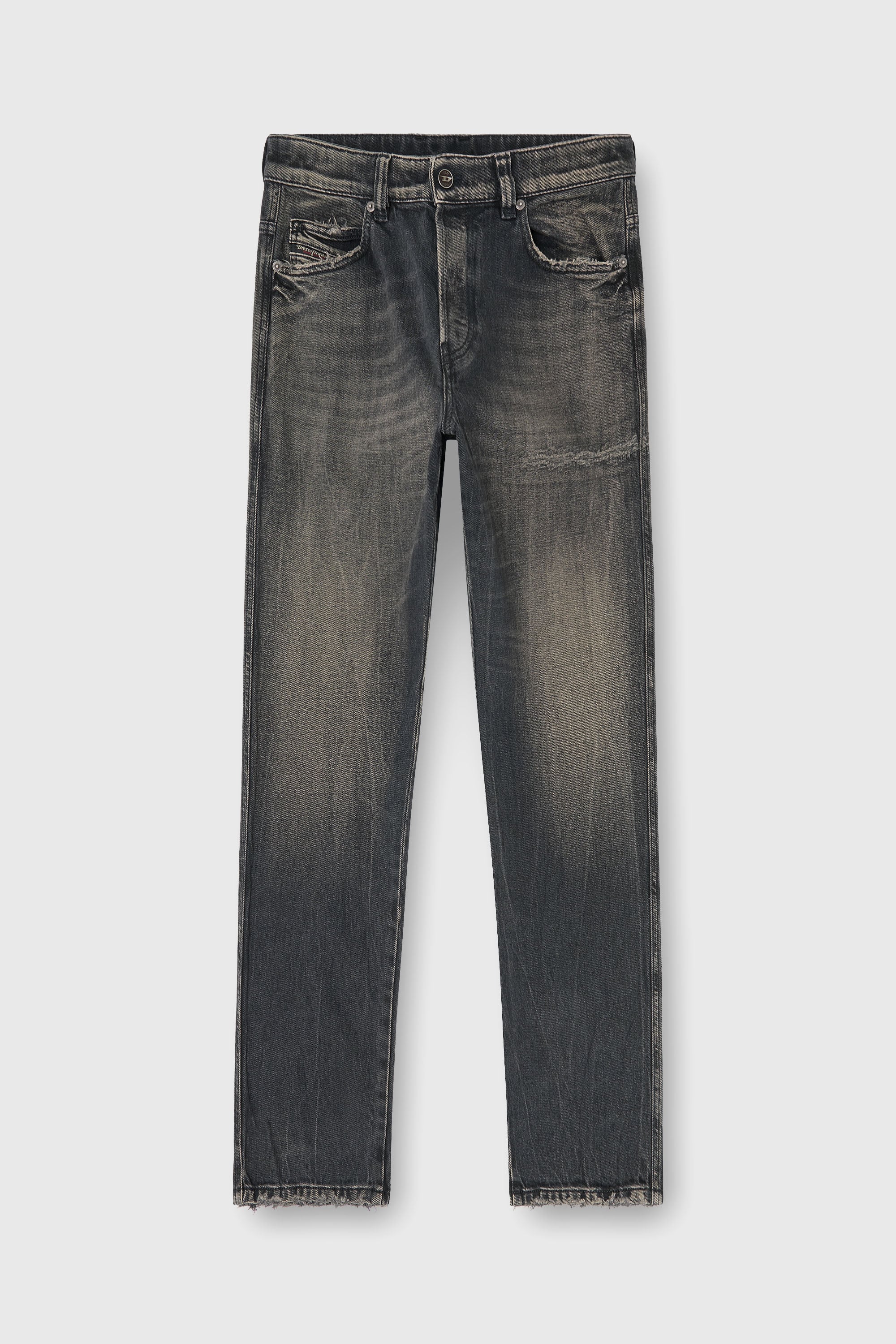 Diesel - Man's Slim Jeans 1993 D-Vyl 09P46, Black/Dark grey - 1