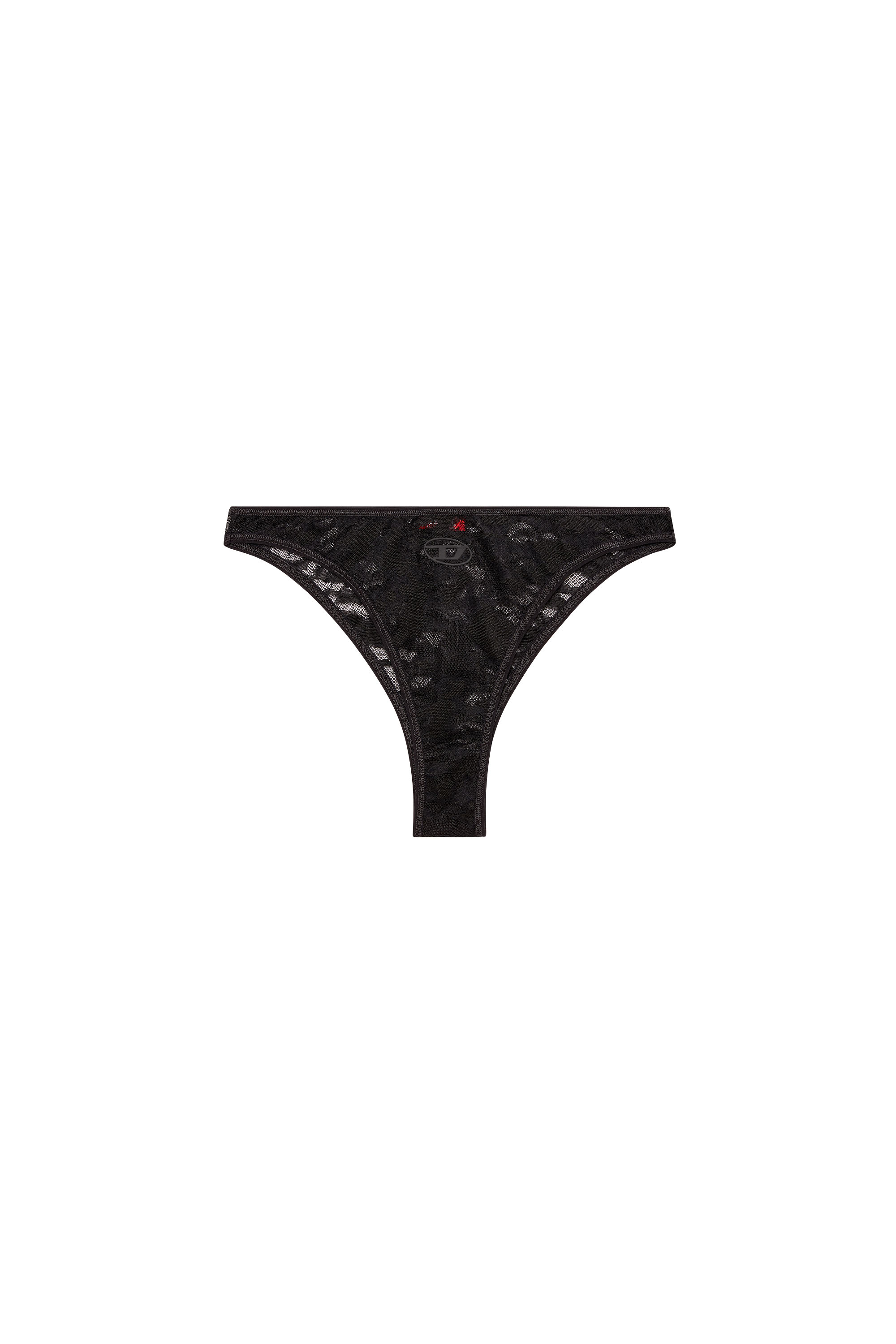 Diesel - PUNCHY-UTLT, Slip en dentelle camouflage Femme in Noir - 4