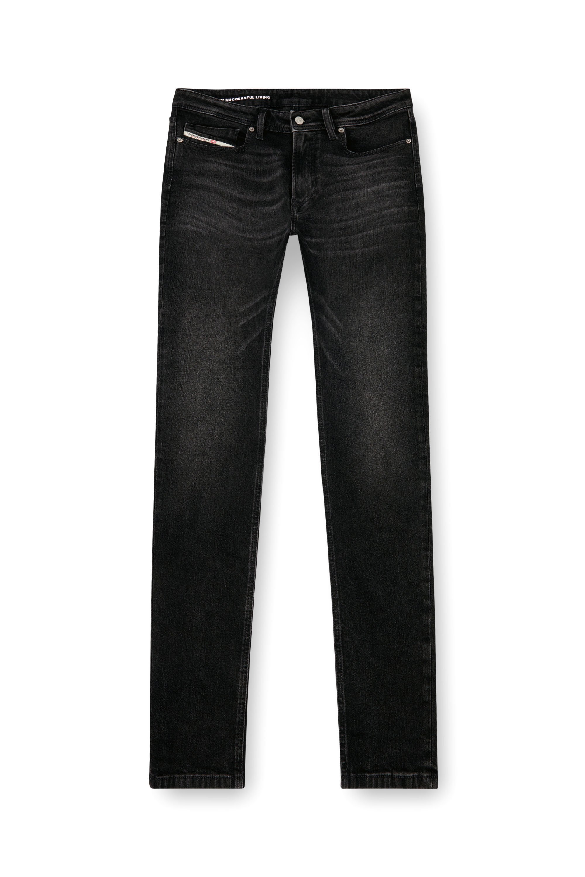 Skinny Jeans 1979 Sleenker 0GRDA, Noir/Gris foncé Diesel - Skinny Jeans 1979 Sleenker 0GRDA Homme, Noir/Gris foncé - Image 2