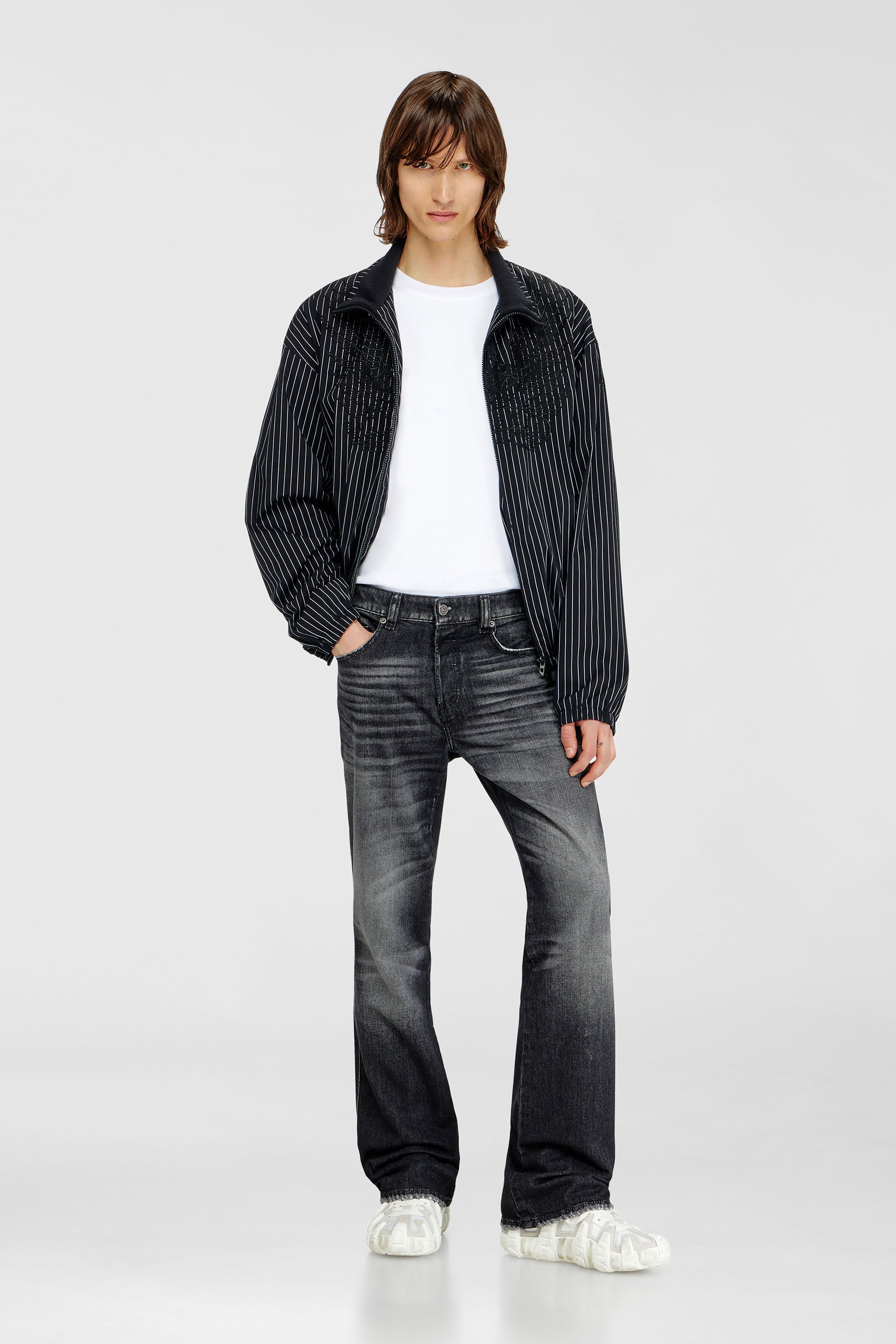 Diesel - Bootcut Jeans 1998 D-Buck 09L50 Hombre, Negro/Gris oscuro - 1