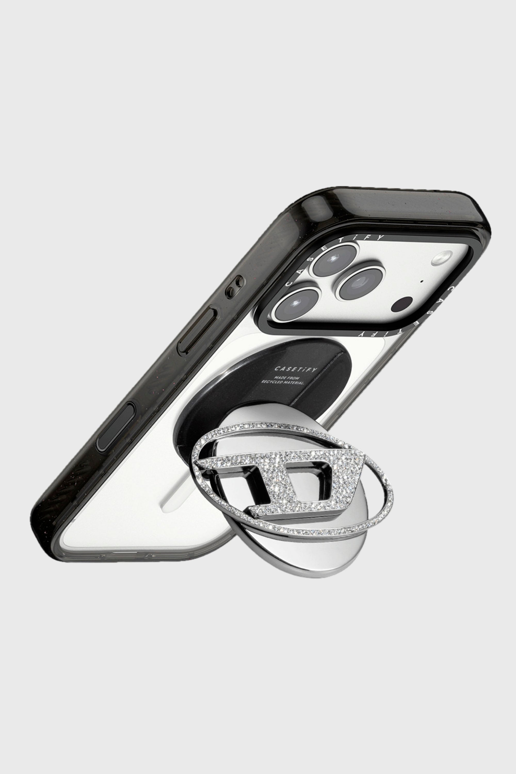 Diesel - 60604 GRIP STAND GRIP STAND, Unisex's Oval D Grip & Stand in Silver - 2