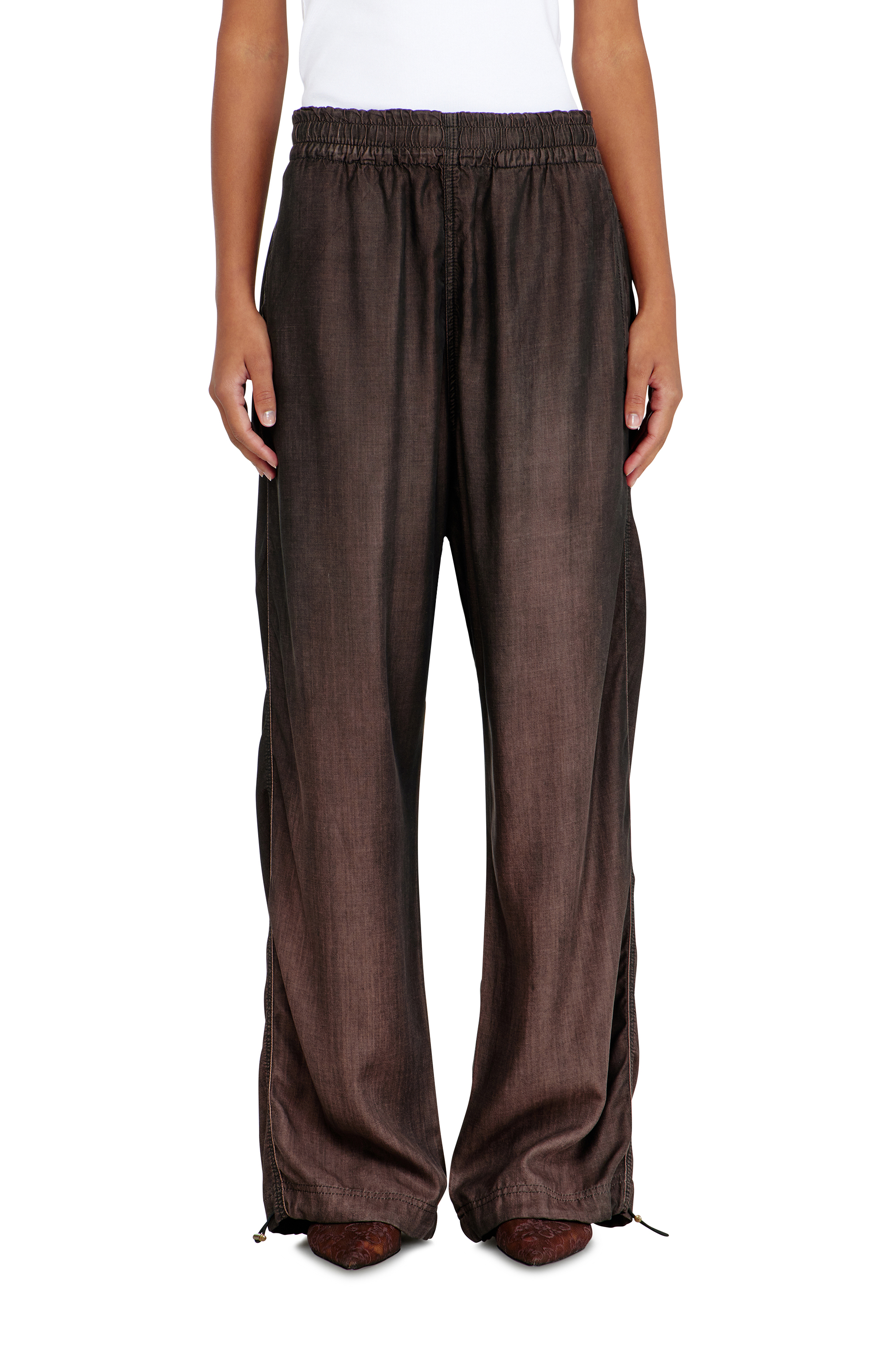 Diesel - Relaxed Jeans D-Roder 068YF Unisex, Caf&eacute; - 4