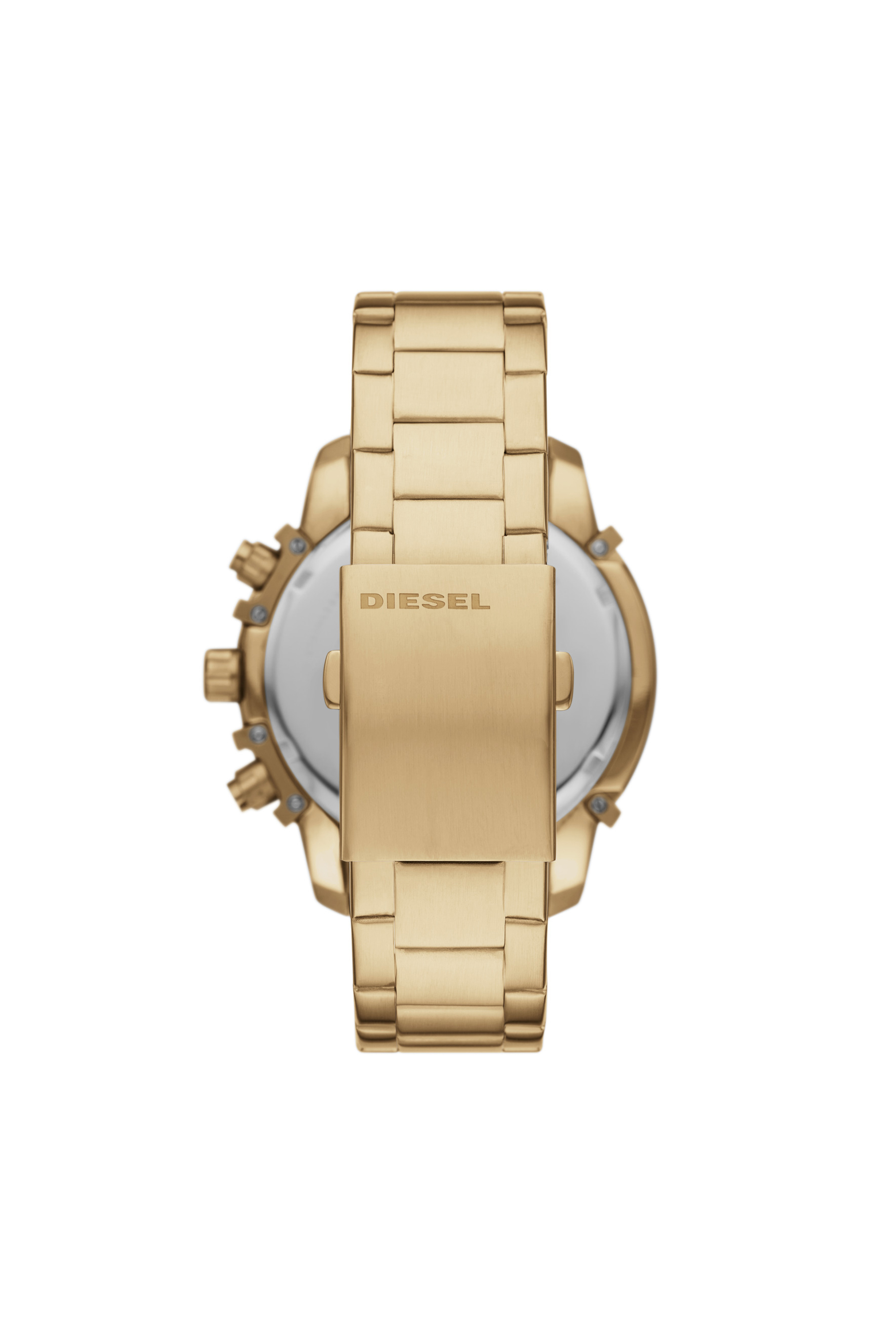 Diesel - DZ4595, Male's Griffed chronograph gold-tone stainless steel watch in Gold - 2