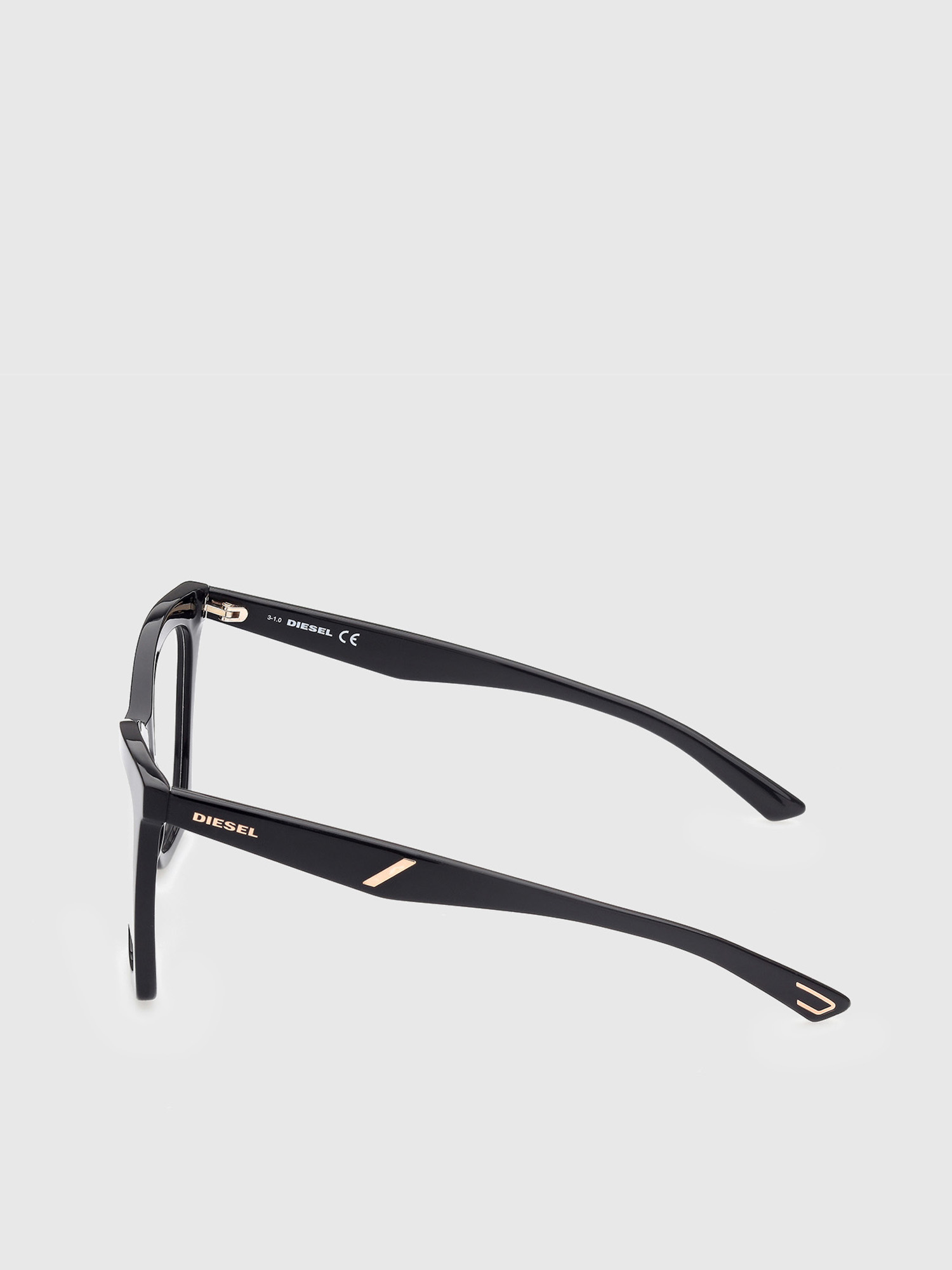 Diesel - DL5400, Woman's Optical glasses with an oversize butterfly frame in Black - 3