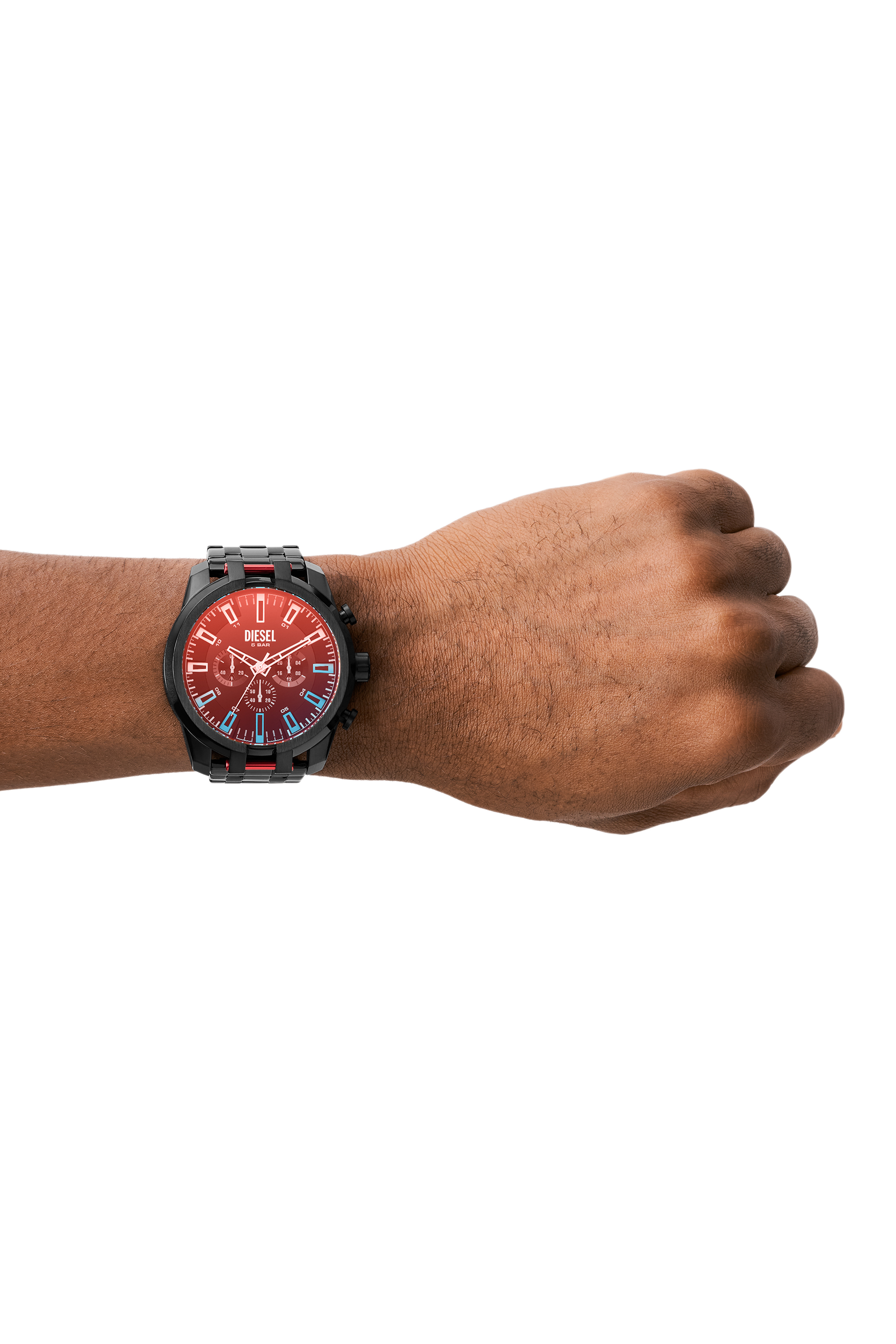 JAM DZ4589 Man: Split chronograph black Stainless steel watch