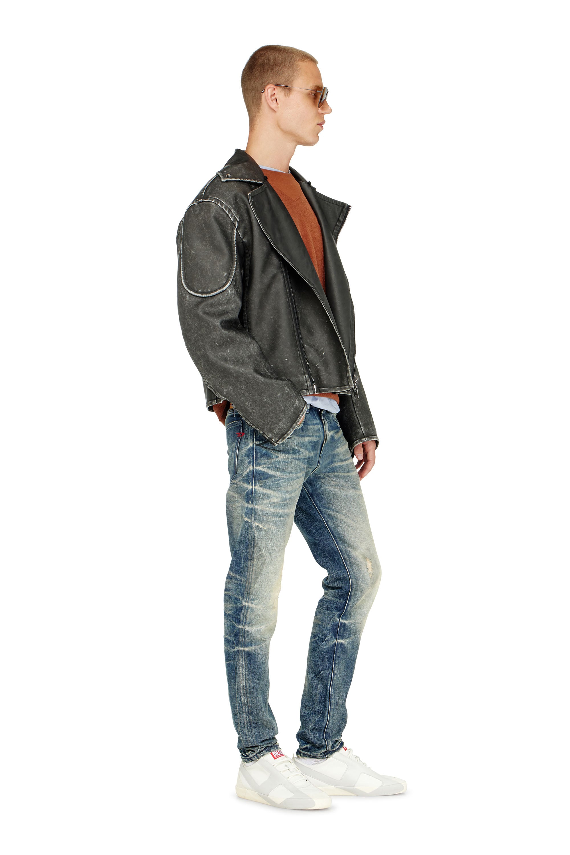 Diesel - Slim Jeans 2019 D-Strukt 09P36 Homme, Bleu moyen - Image 1