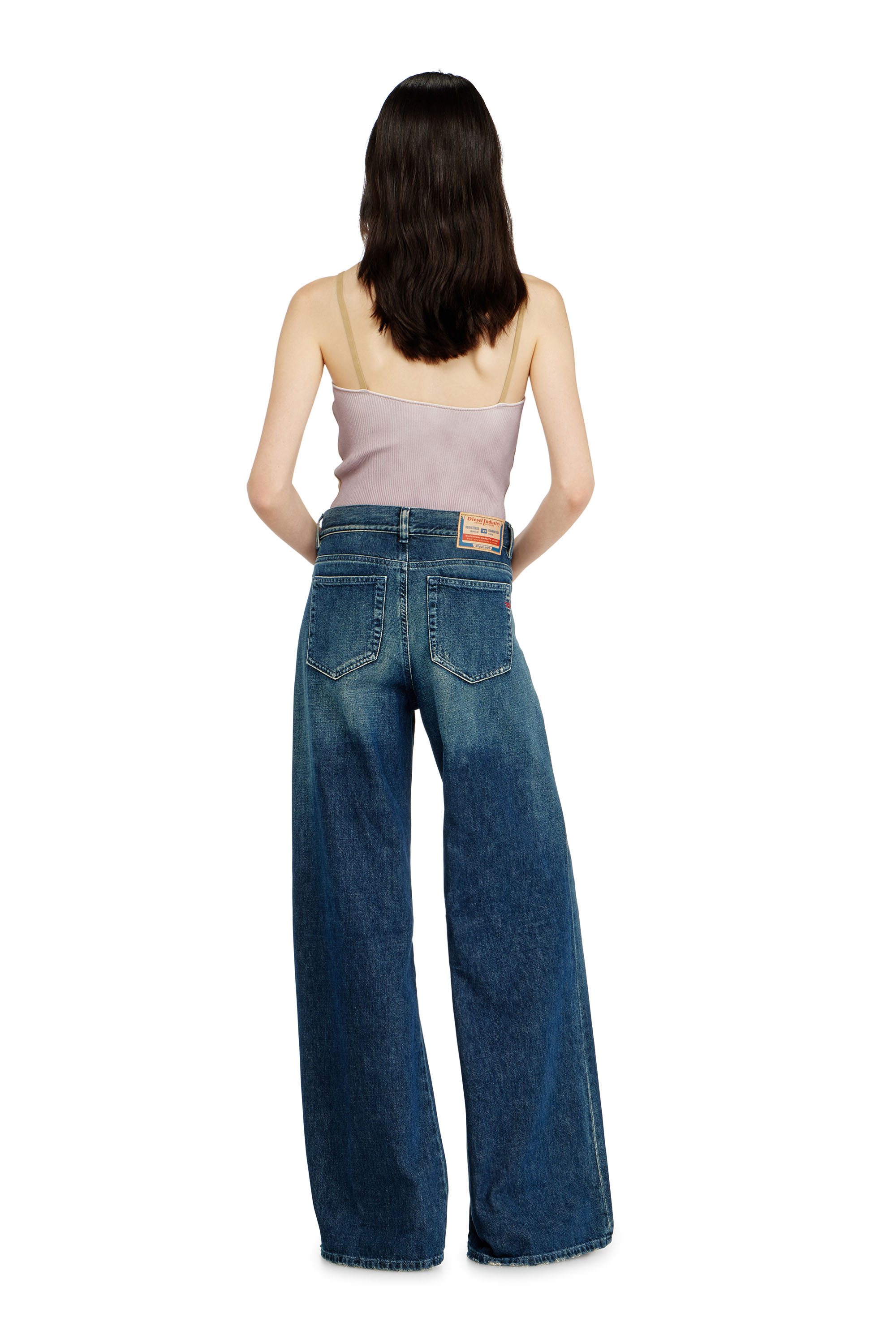 Diesel - Flare Jeans 1978 D-Akemi 09N70 Mujer, Azul Oscuro - 3