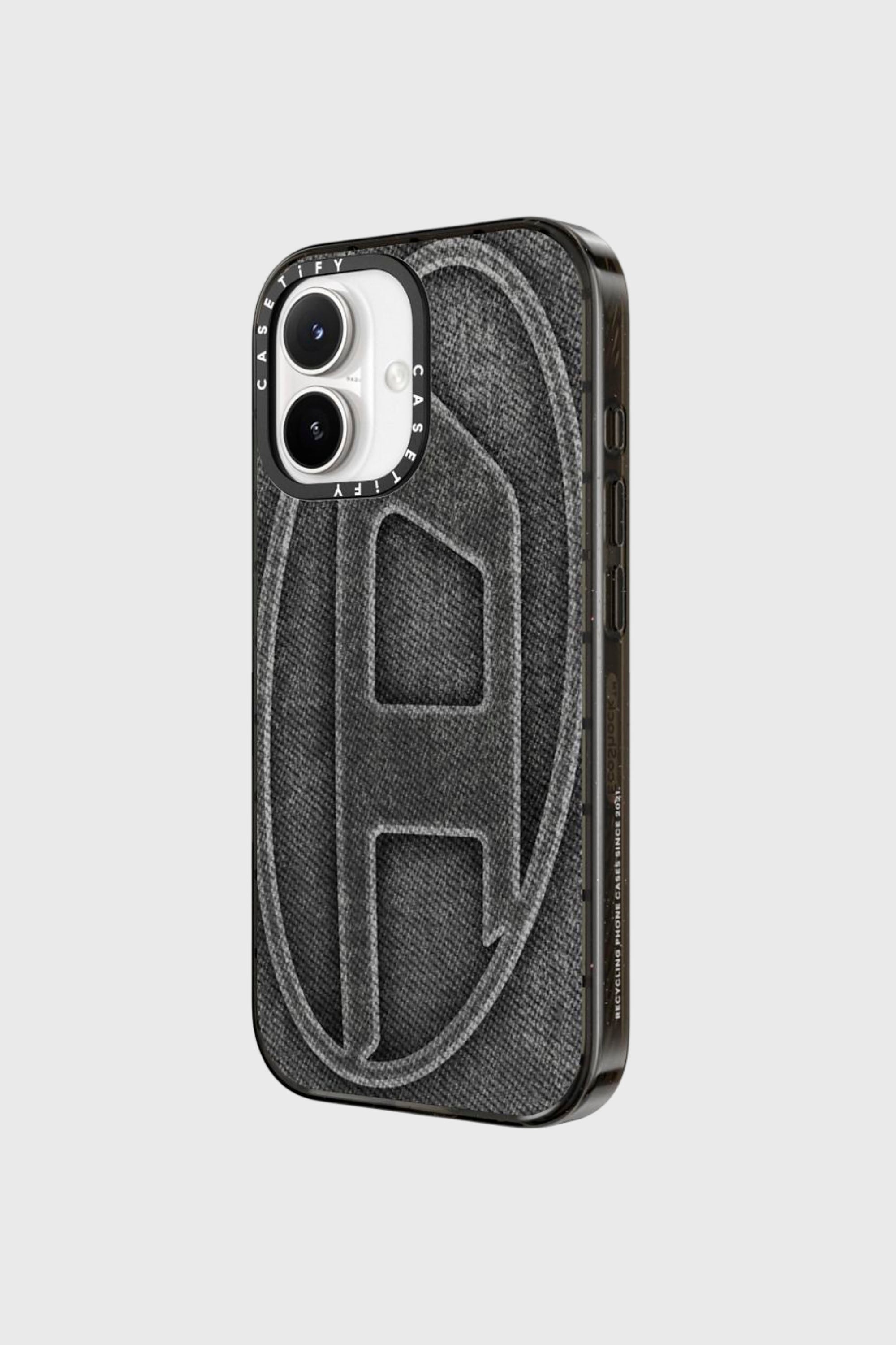 Diesel - 60537 MOULDED CASE, Unisex's Oval D impact case for iPhone 17 in Black - 2